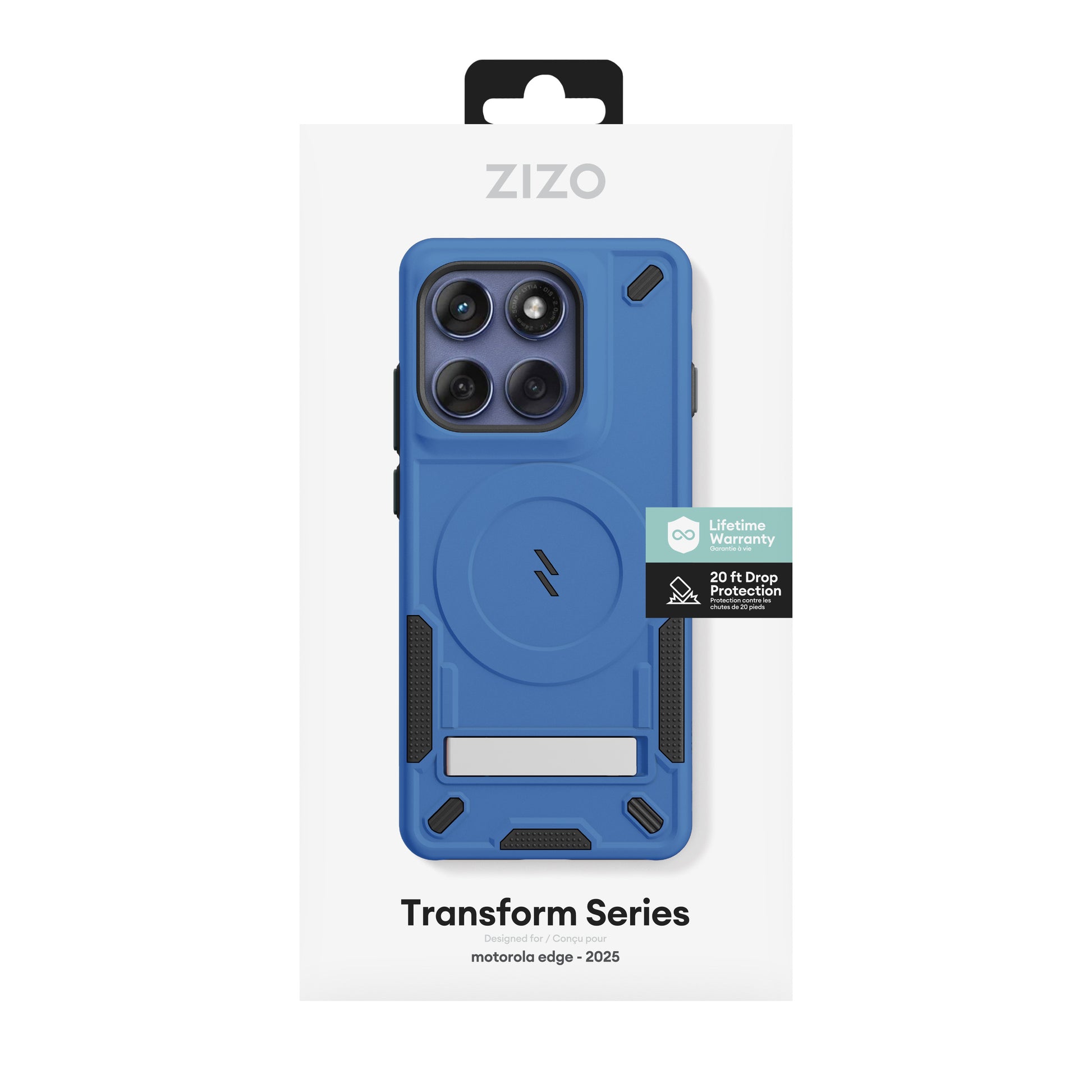 ZIZO TRANSFORM Series moto edge (2025) Case - Blue - ZIZO Wireless