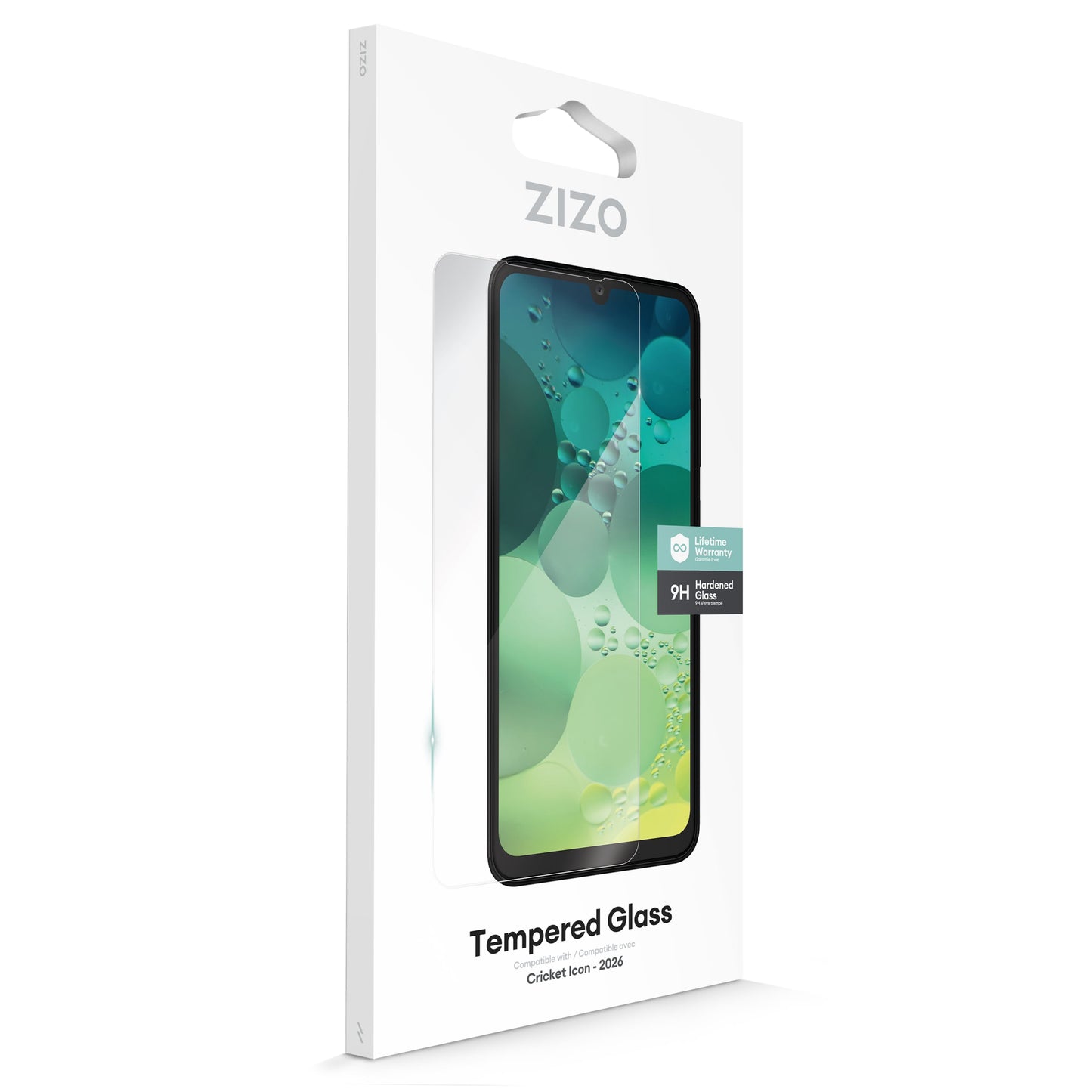 ZIZO TEMPERED GLASS Screen Protector for Cricket Icon - 2026 - Clear - ZIZO Wireless