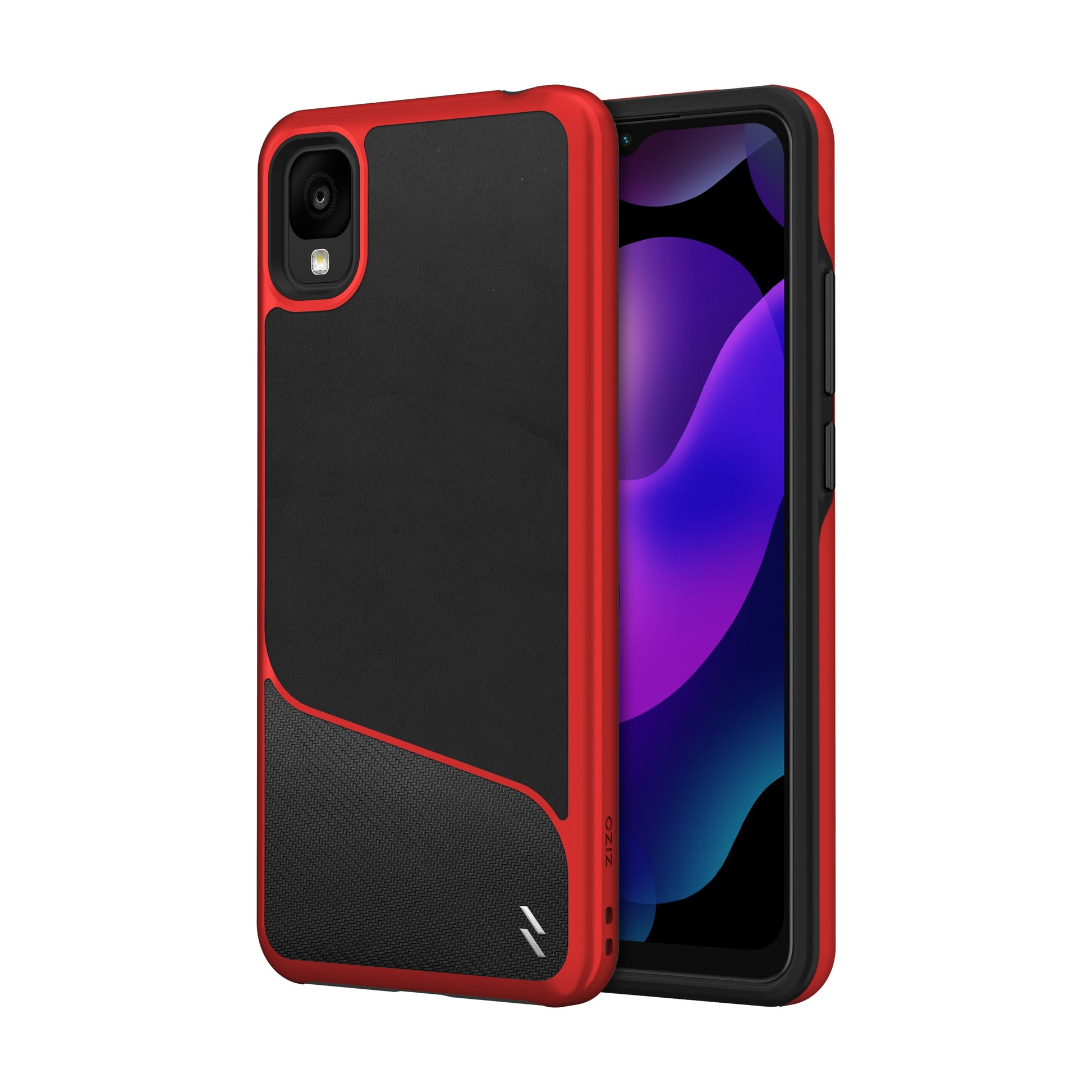 ZIZO DIVISION Series TCL 30 Z Case - Black & Red - ZIZO Wireless