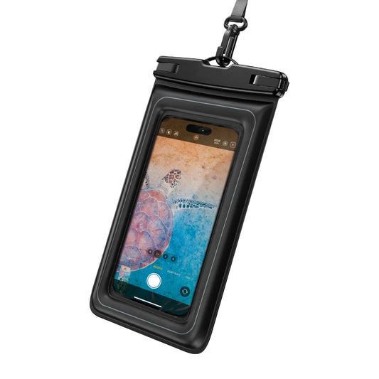 ZIZO Gear Waterproof Phone Pouch with Lanyard - Black