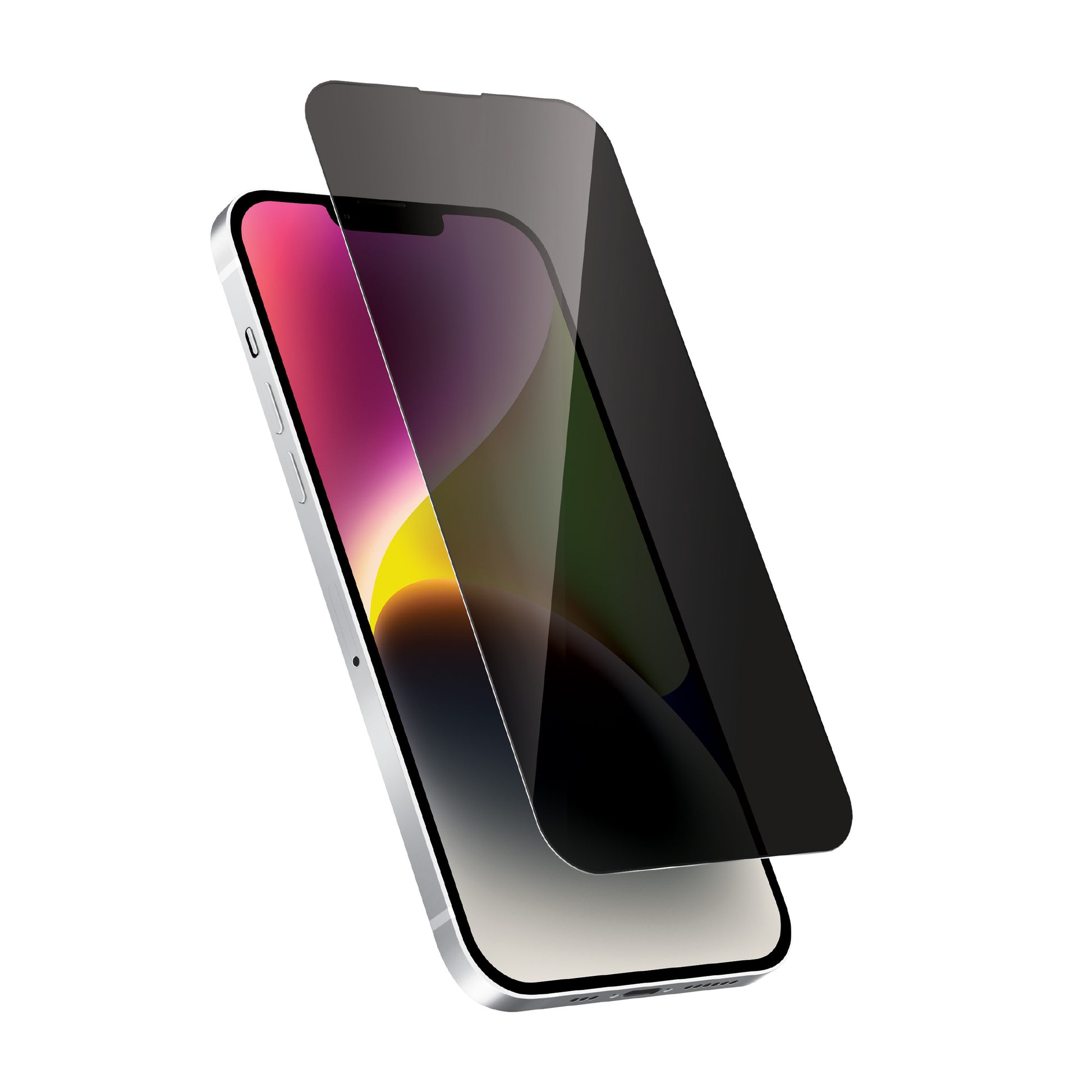 ZIZO PRIVACY Tempered Glass Screen Protector for iPhone 14, iPhone 13 - Privacy - ZIZO Wireless