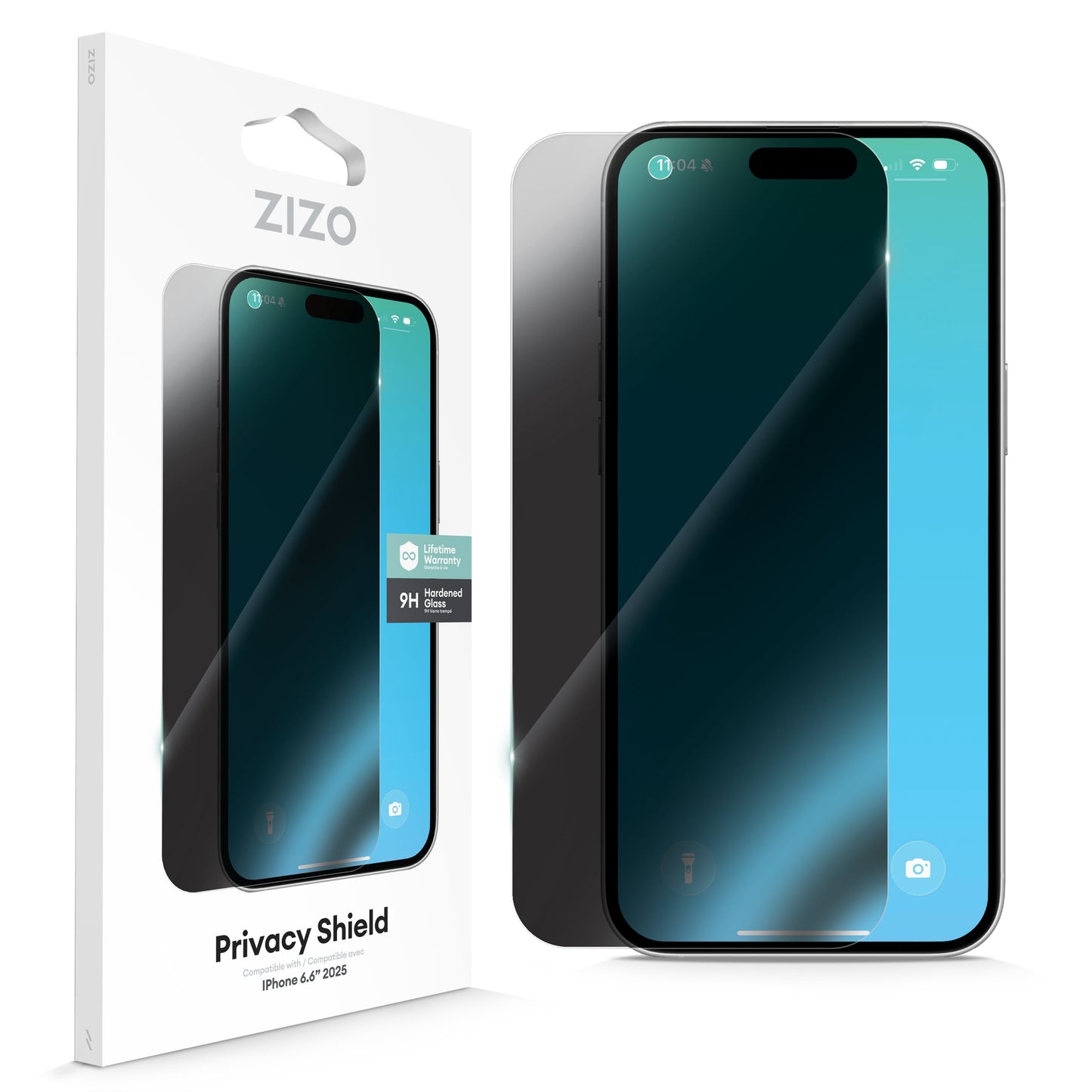 ZIZO PRIVACY Tempered Glass Screen Protector for iPhone Air - Privacy - ZIZO Wireless