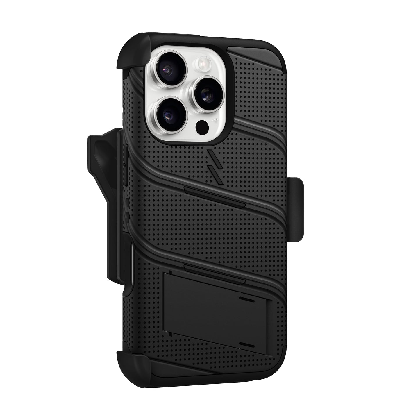 ZIZO BOLT Bundle iPhone 16 Pro Case with Tempered Glass