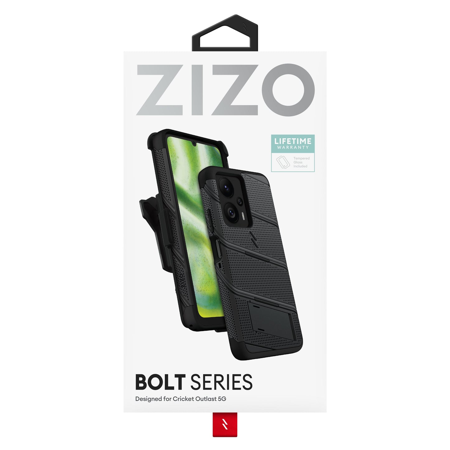ZIZO BOLT Bundle Cricket Outlast 5G Case with Tempered Glass