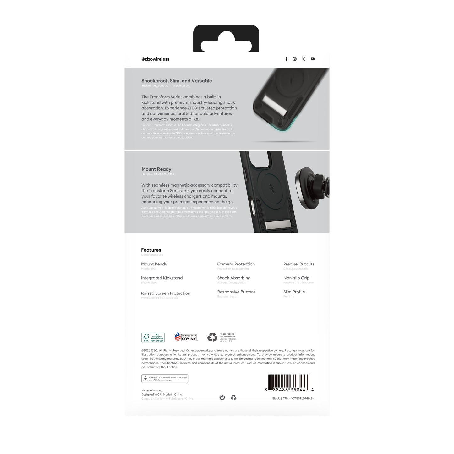 ZIZO TRANSFORM Series moto g stylus - 2026 / 2025 Case