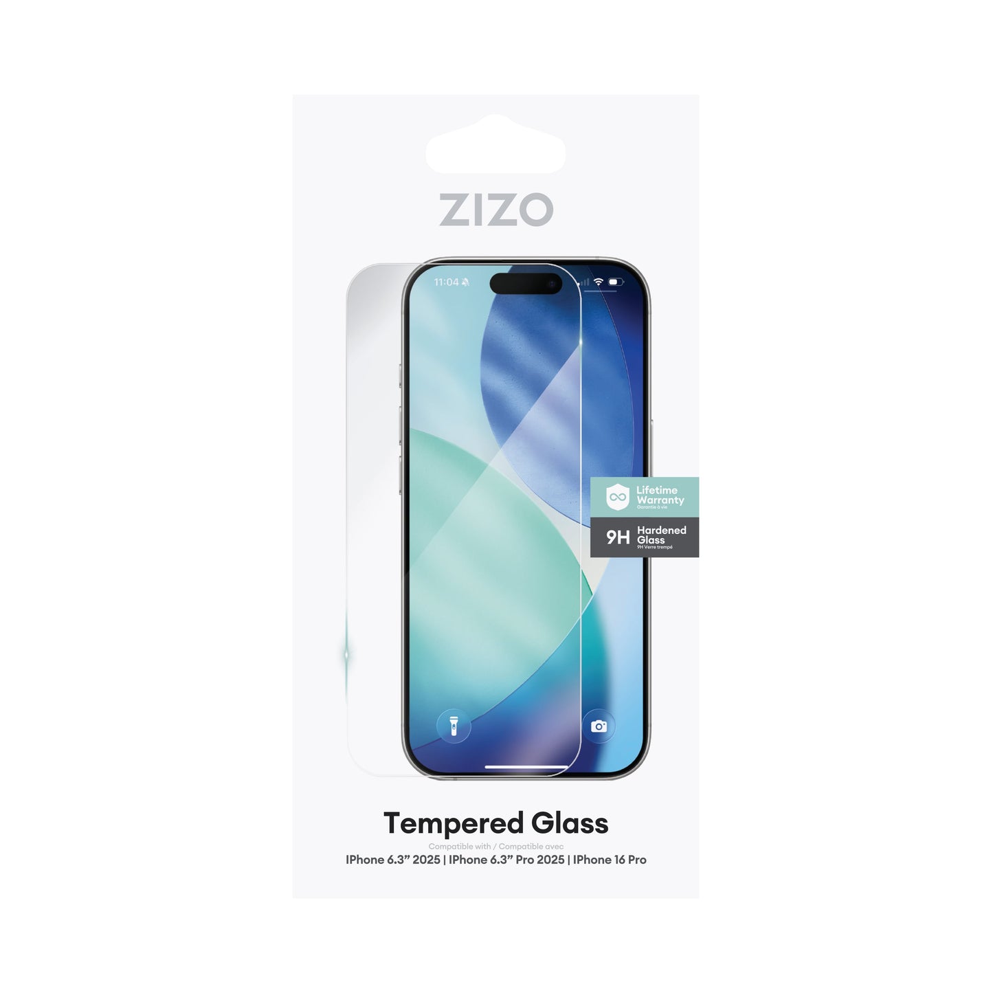 ZIZO TEMPERED GLASS Screen Protector for iPhone 17 Pro - Clear