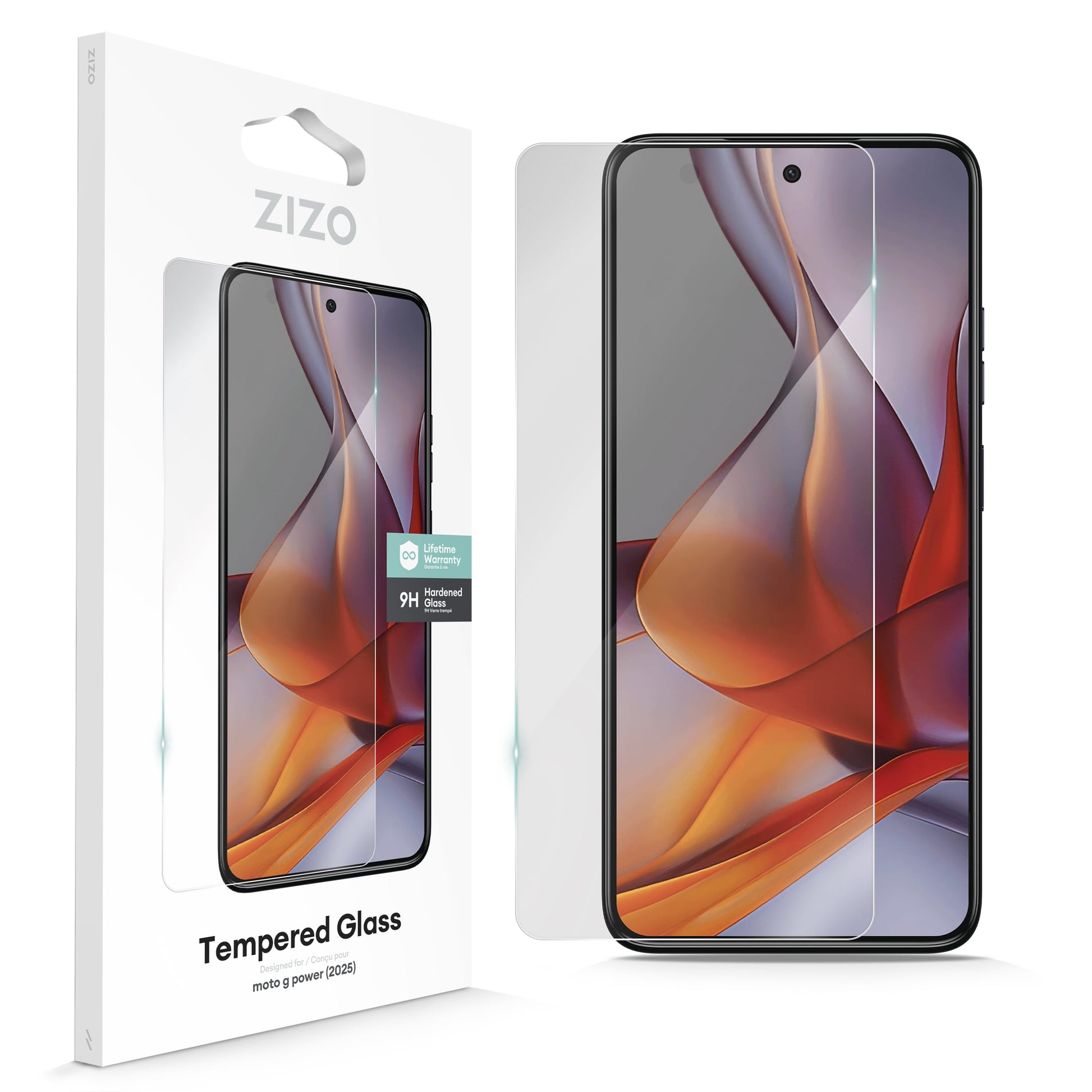 ZIZO TEMPERED GLASS Screen Protector for moto g power (2025) - Clear - ZIZO Wireless