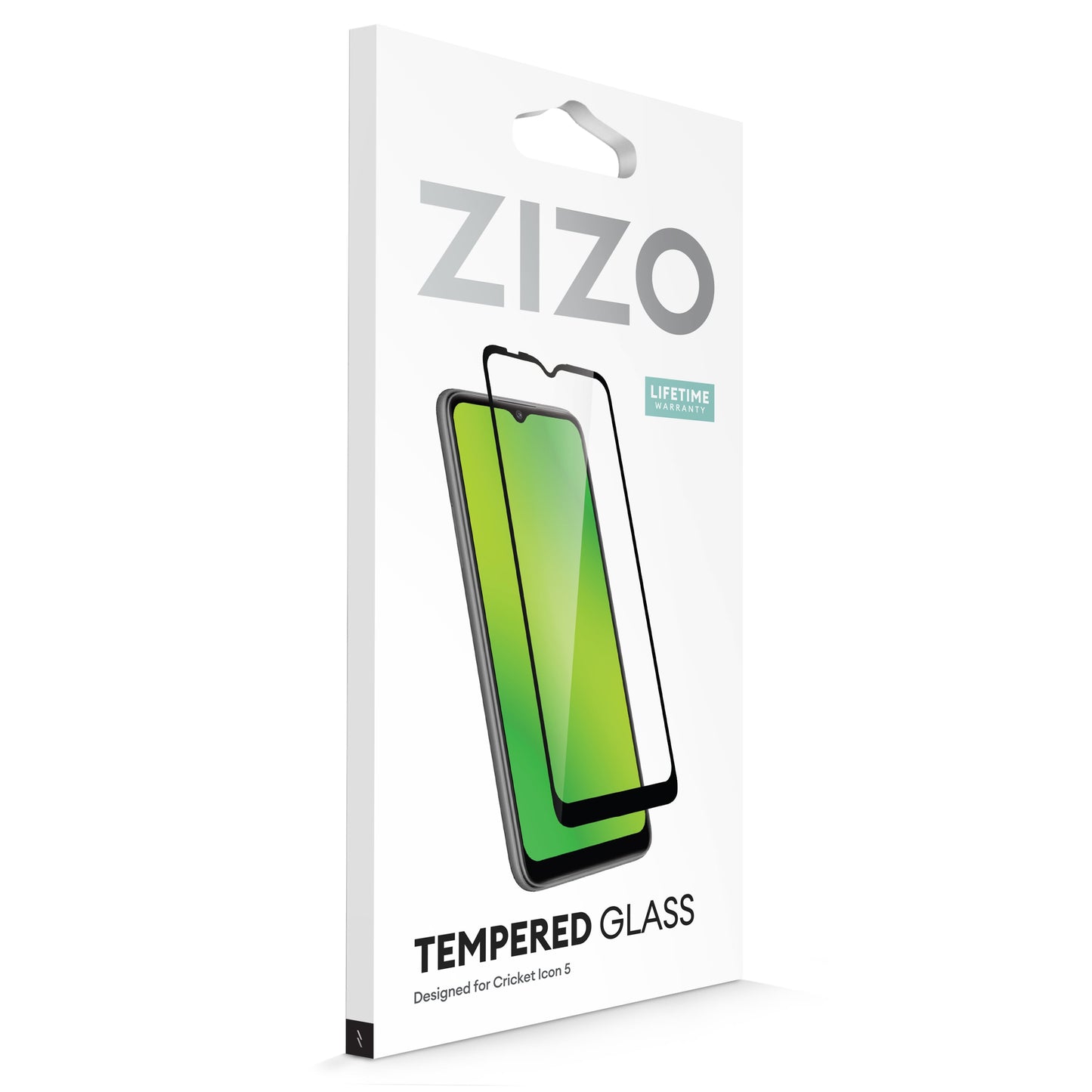 ZIZO TEMPERED GLASS Screen Protector for Cricket Icon 5 - Black - ZIZO Wireless