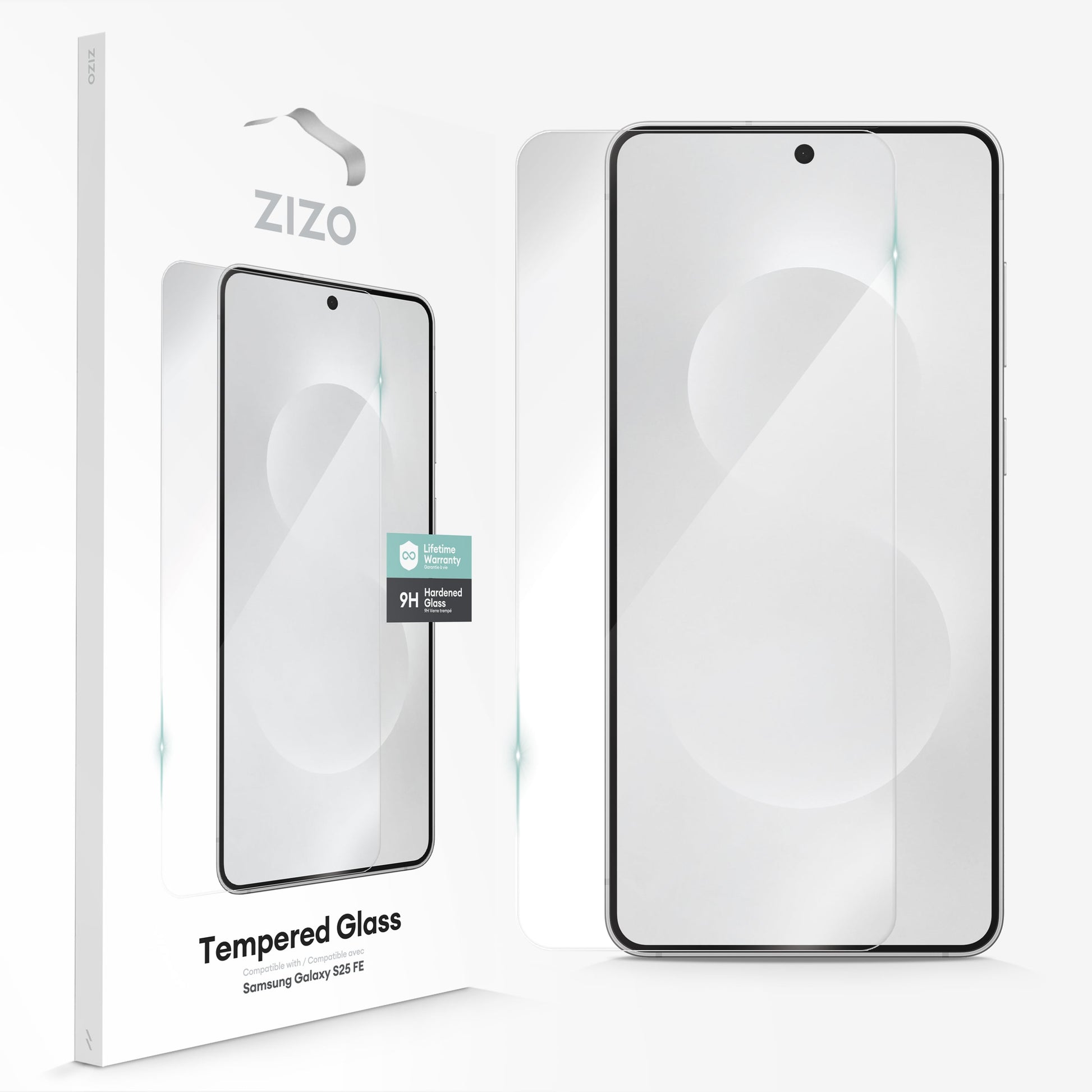 ZIZO TEMPERED GLASS Screen Protector for Galaxy S25 FE - Clear - ZIZO Wireless