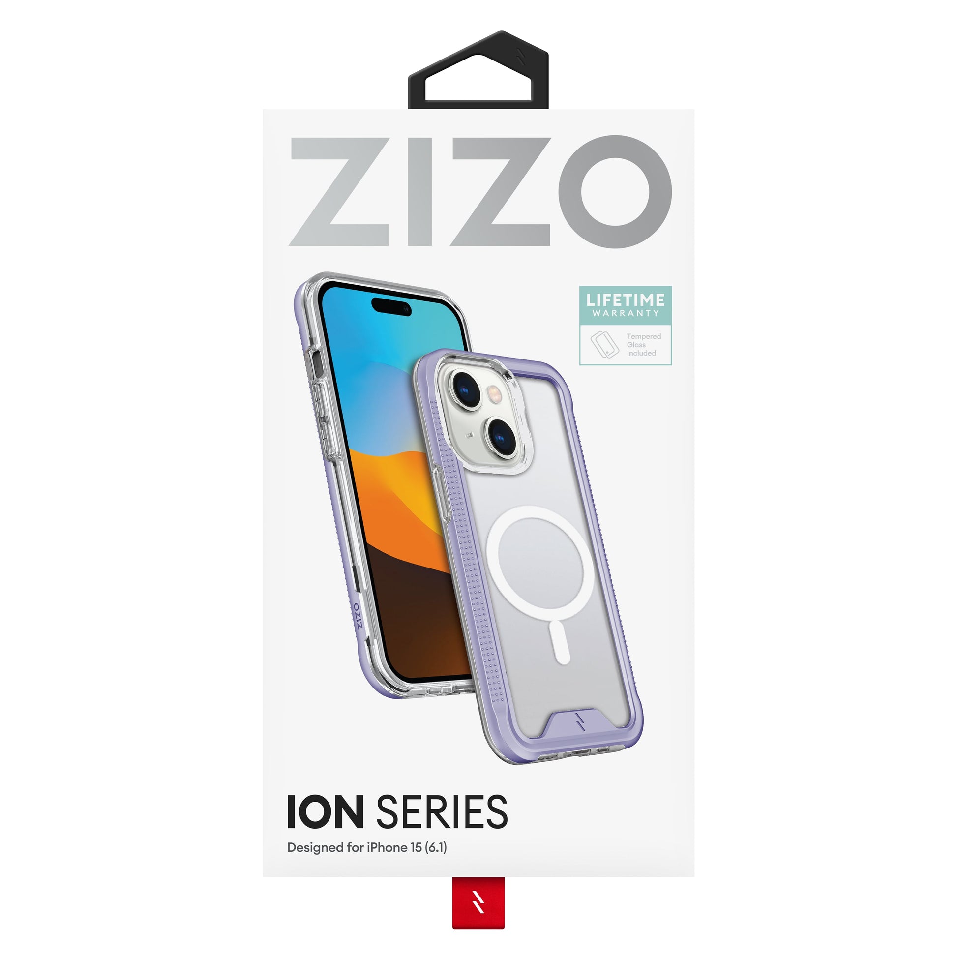 ZIZO ION Series with Magsafe iPhone 15 Case - Purple - ZIZO Wireless