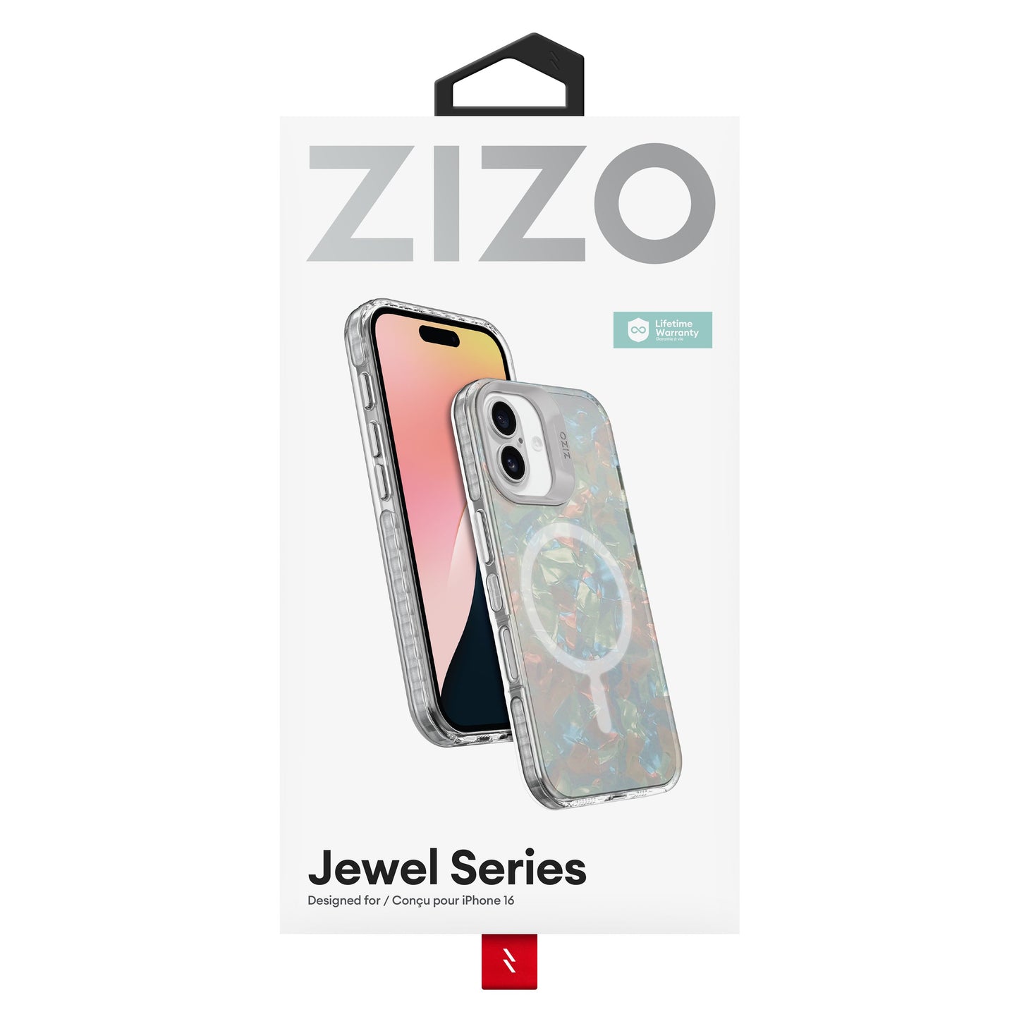 ZIZO JEWEL Series iPhone 16 MagSafe Case - Opal