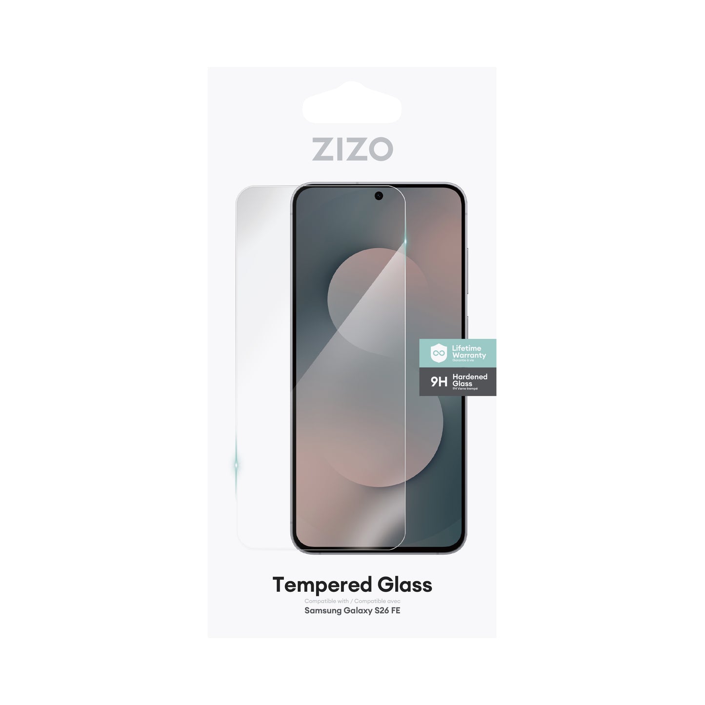 ZIZO Lightning Shield Galaxy S26 FE Tempered Glass Screen Protector