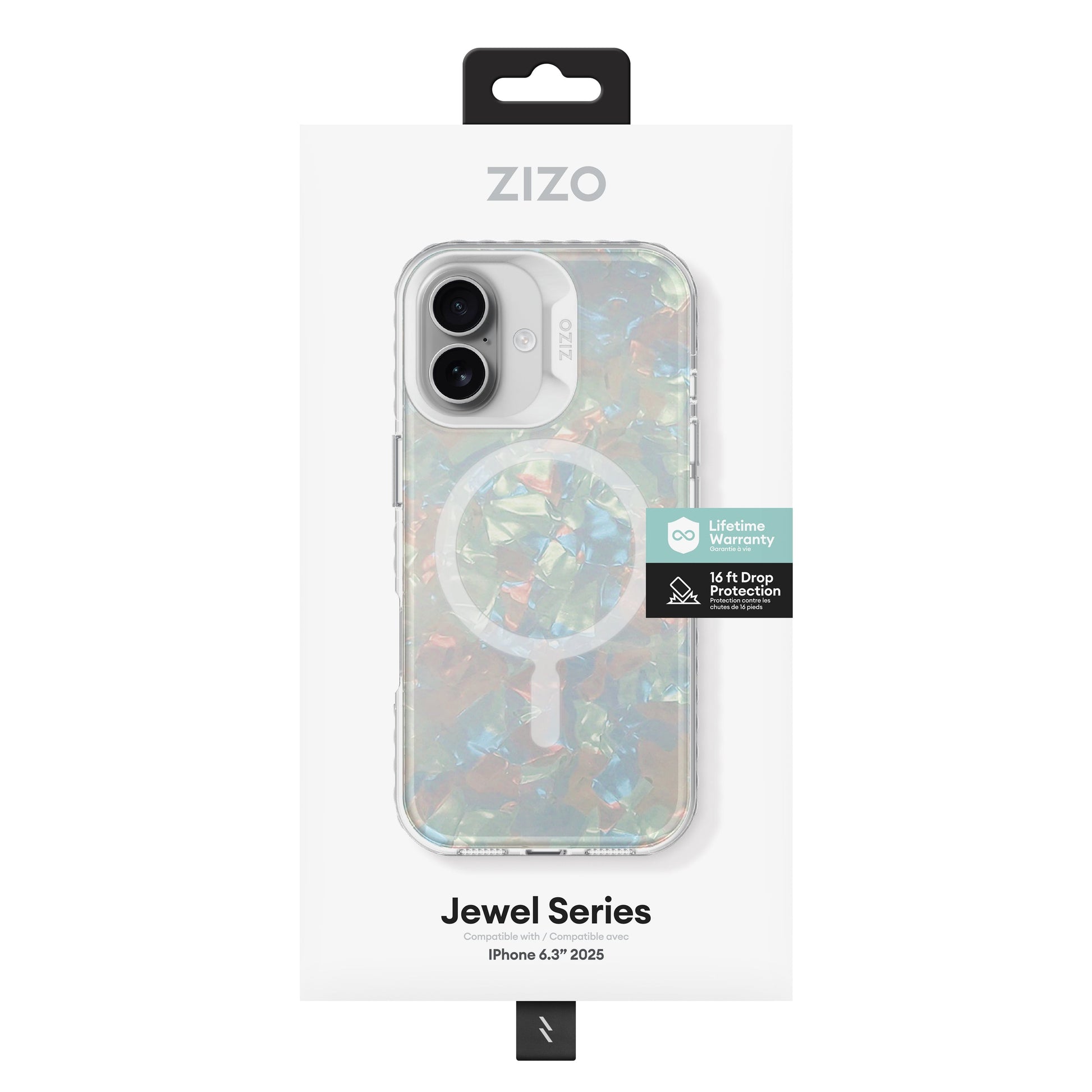 ZIZO JEWEL Series iPhone 17 MagSafe Case - Opal - ZIZO Wireless