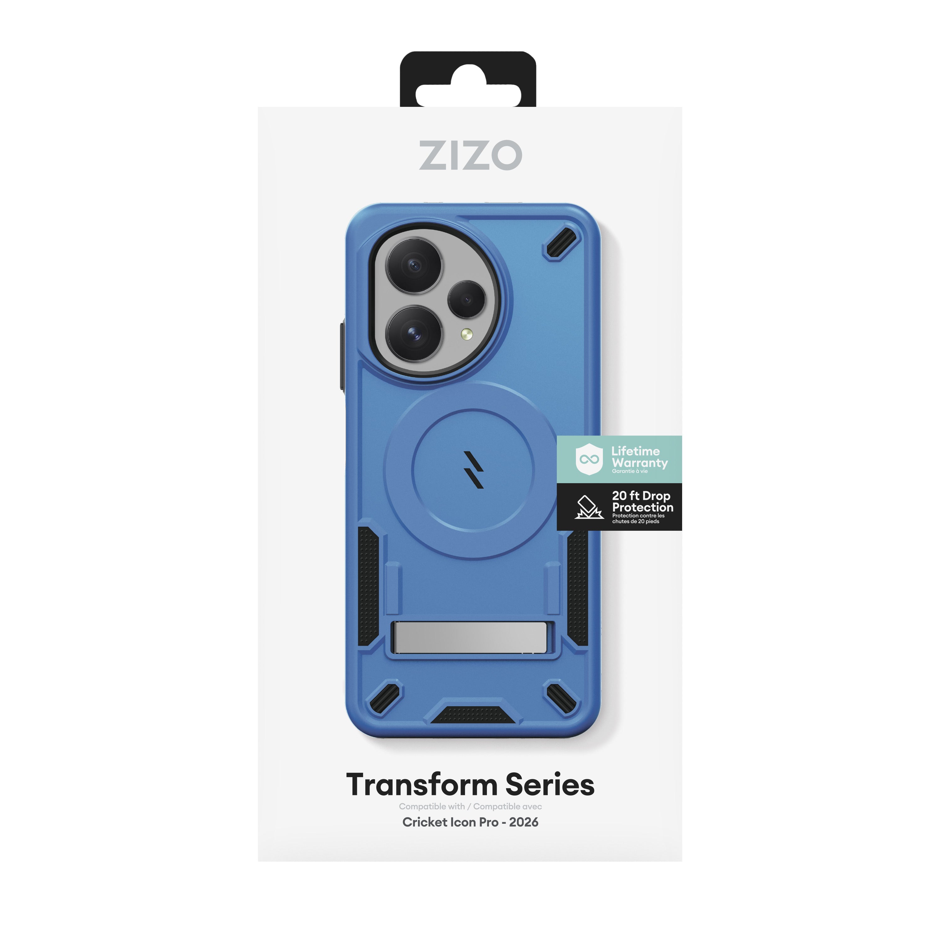 スマホWi-Fi ZIZO TRANSFORM Series Cricket Icon Pro - 2026 Case - Blue – ZIZO