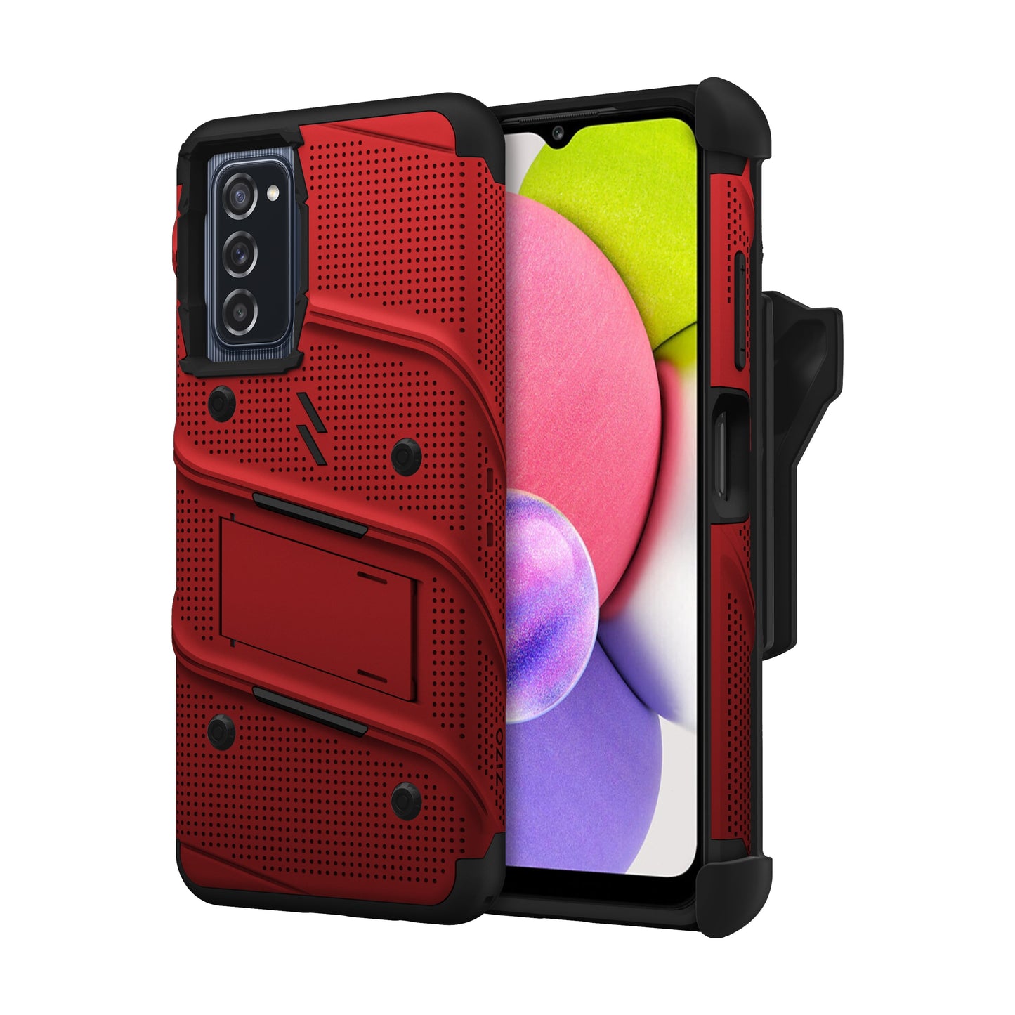ZIZO BOLT Bundle Galaxy A03s Case with Tempered Glass - ZIZO Wireless
