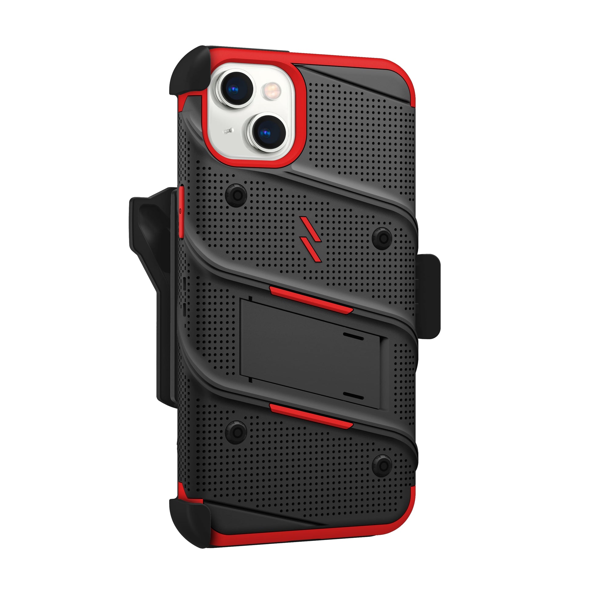 ZIZO BOLT Bundle iPhone 15 Plus Case - Red - ZIZO Wireless