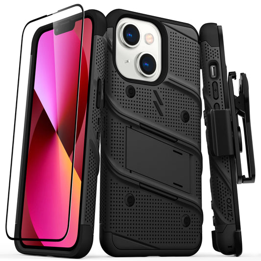 ZIZO BOLT Bundle iPhone 13 Case with Tempered Glass