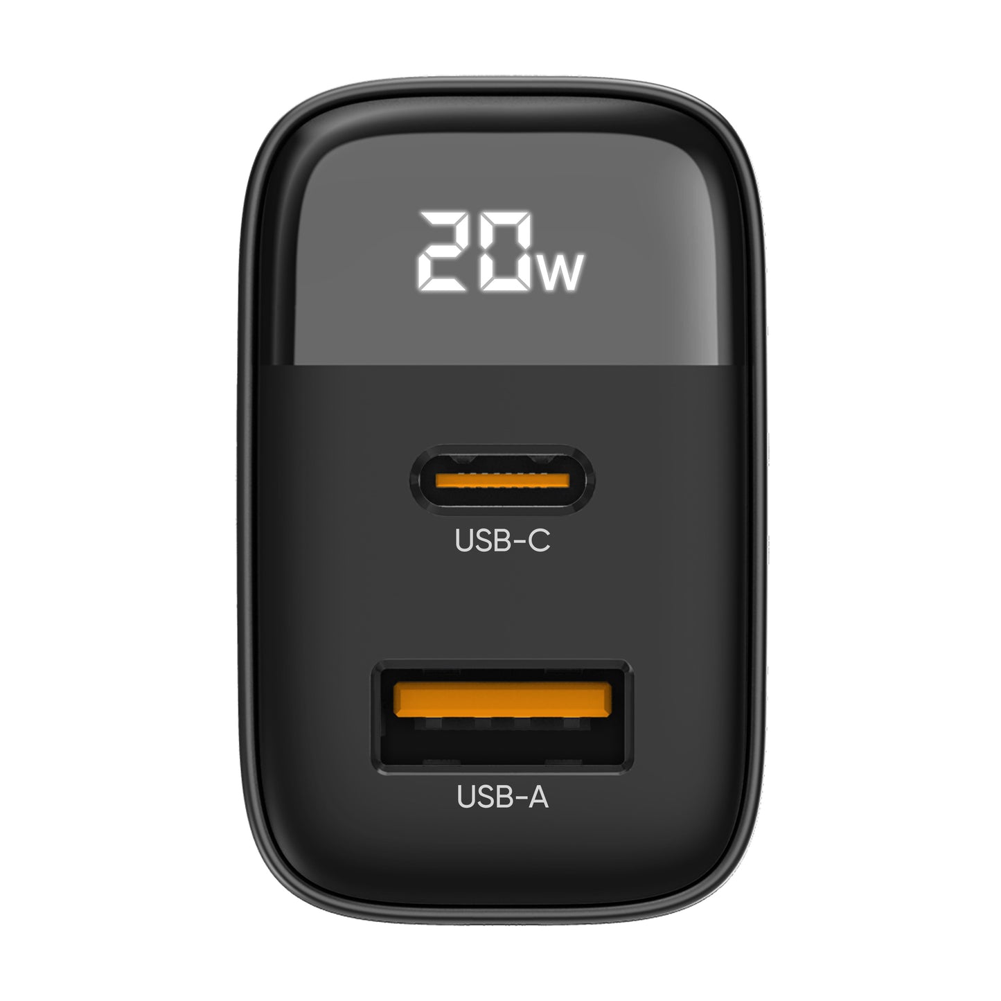 ZIZO PowerVault 20W USB-C + USB-A Wall Charger with Digital Power Display