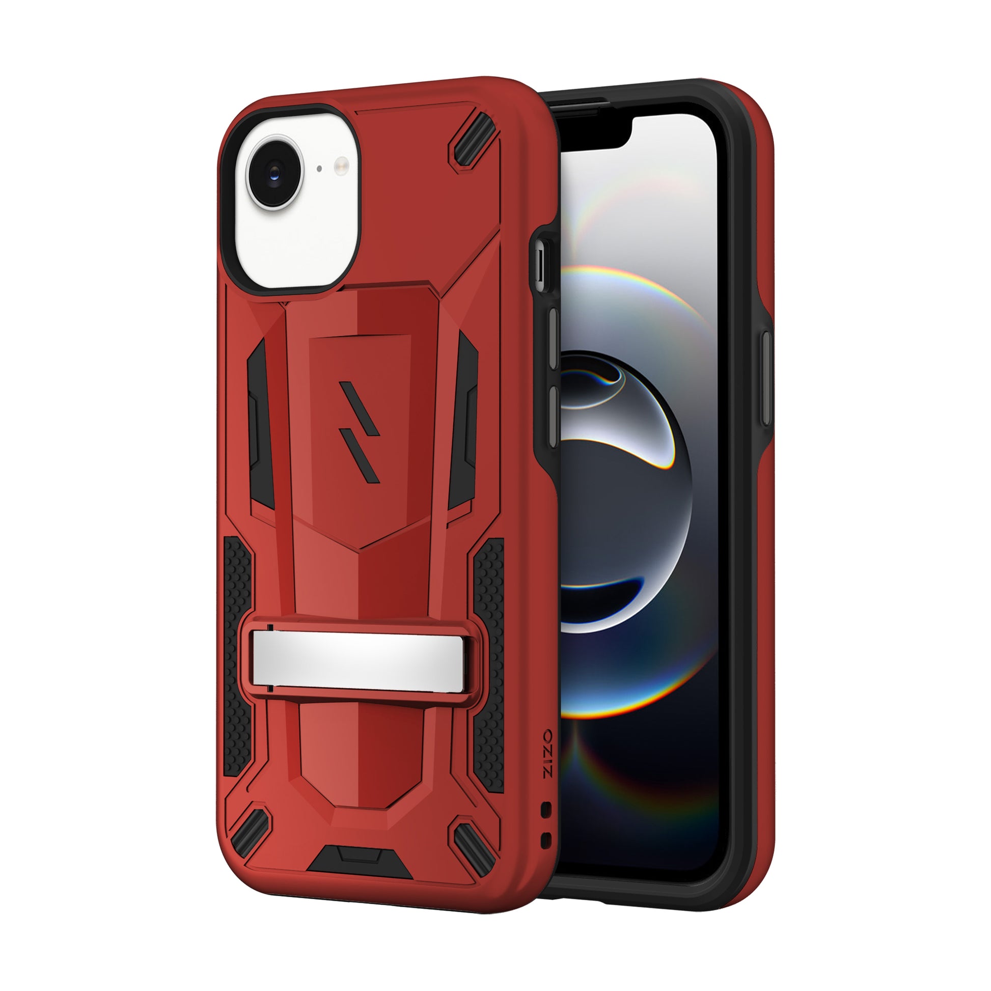 ZIZO TRANSFORM Series iPhone 16e Case - Red - ZIZO Wireless