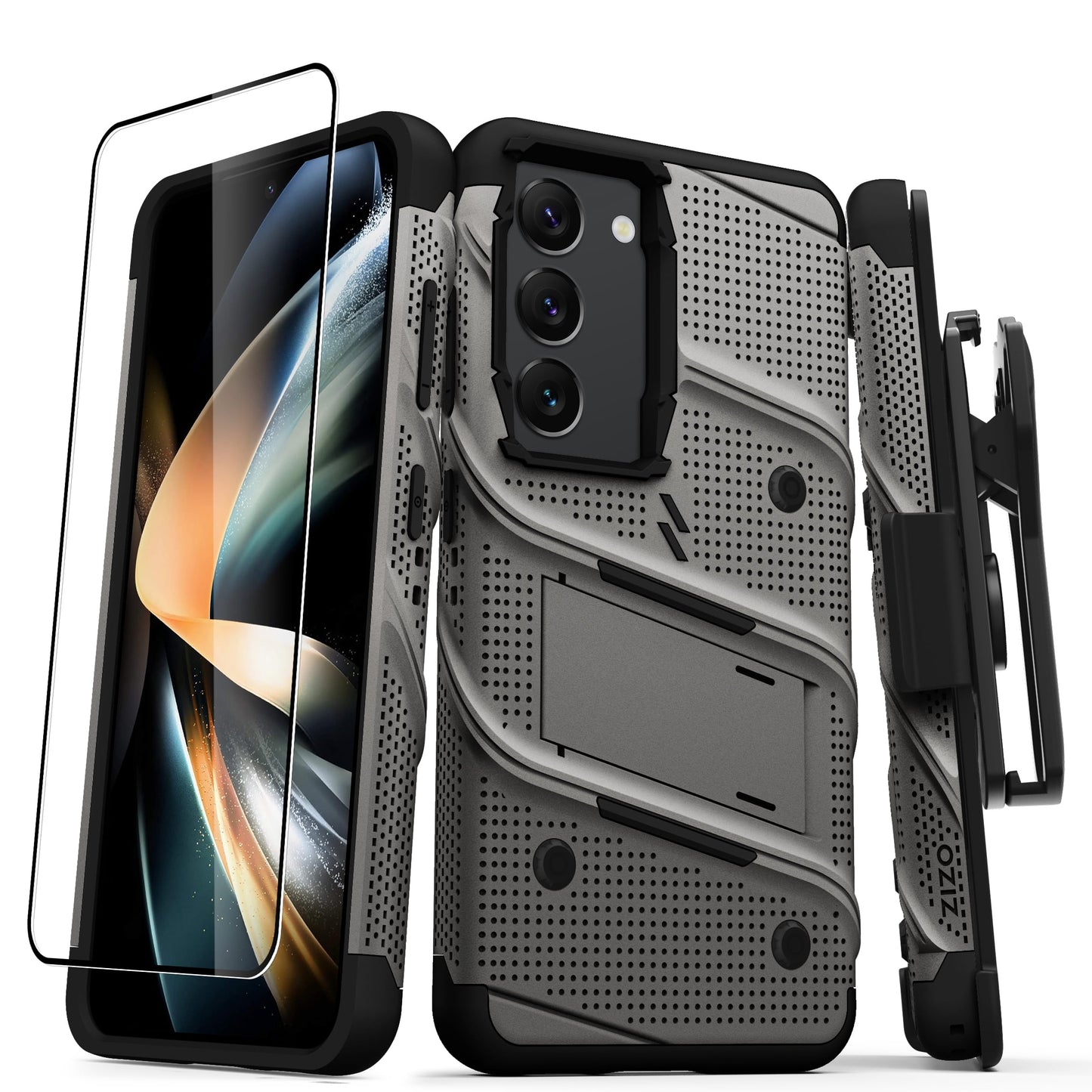 ZIZO BOLT Bundle Galaxy S23 Case with Tempered Glass