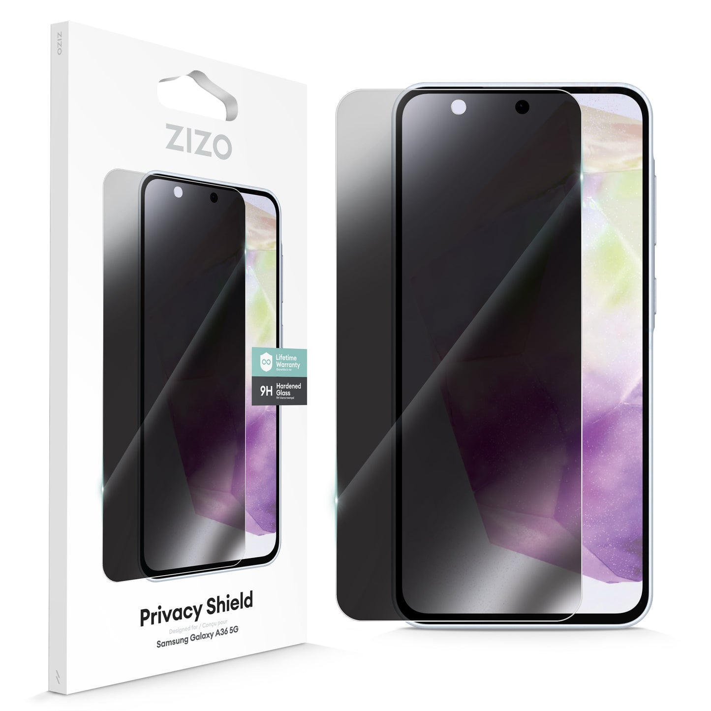 ZIZO PRIVACY Tempered Glass Screen Protector for Galaxy A36 5G