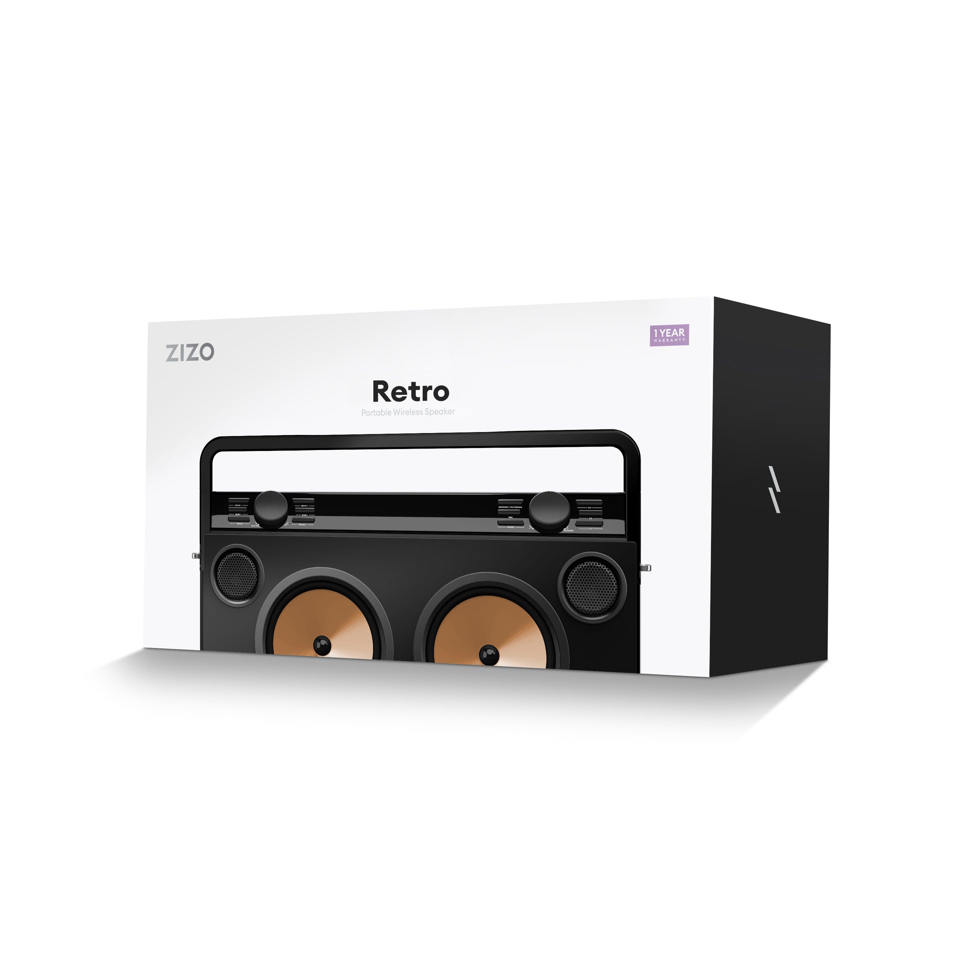ZIZO Retro 60W Portable Wireless Speaker - ZIZO Wireless