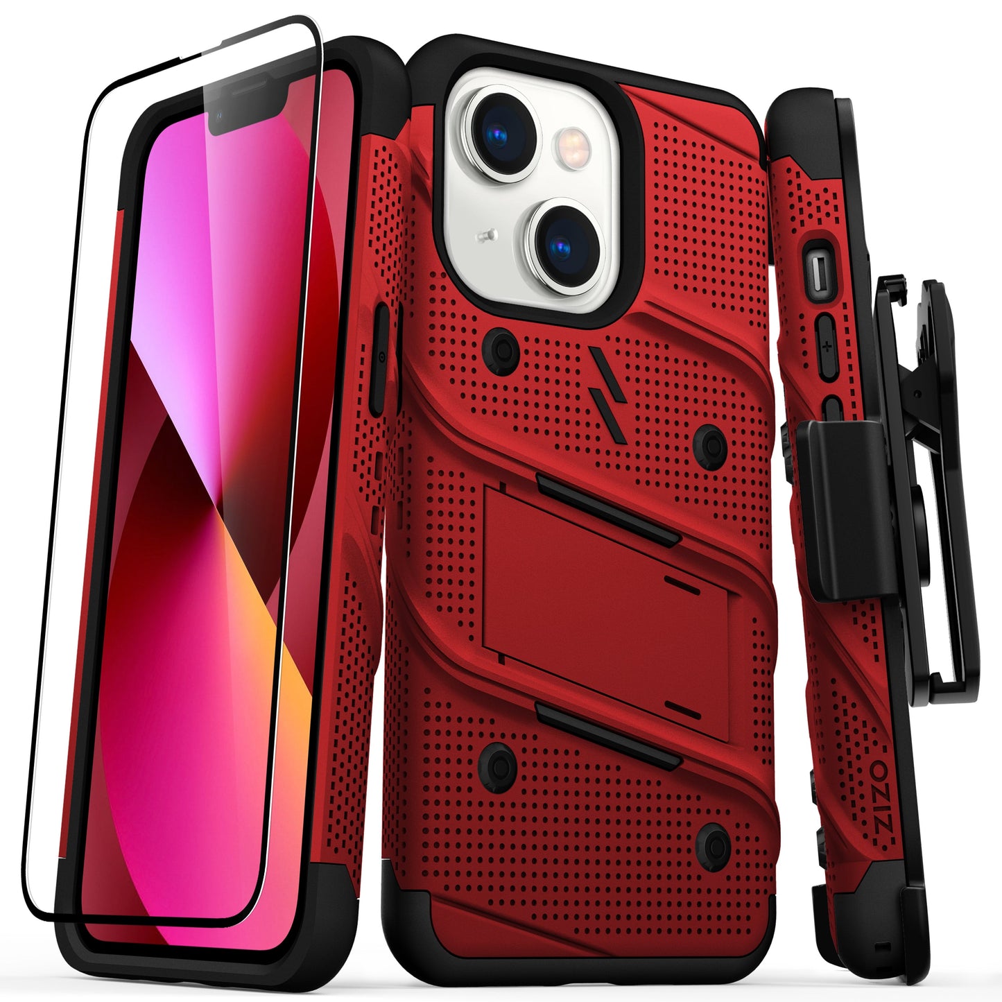 ZIZO BOLT Bundle iPhone 13 Case with Tempered Glass