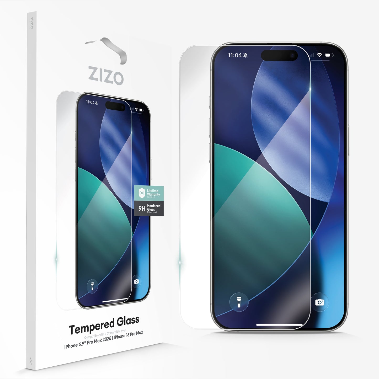 ZIZO TEMPERED GLASS Screen Protector for iPhone 17 Pro Max - Clear