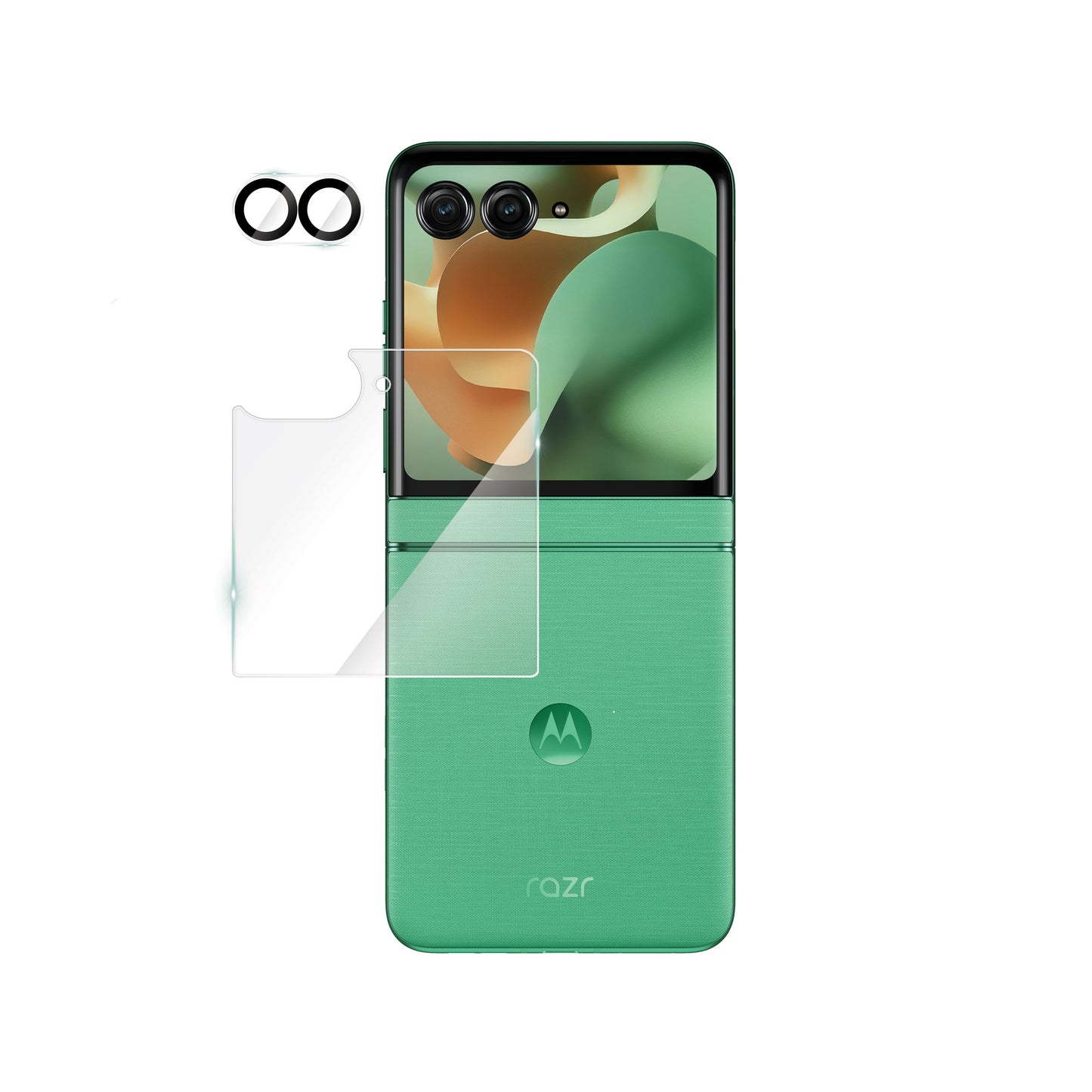 ZIZO TEMPERED GLASS Screen Protector with Camera Lens Protector for motorola razr - 2025/2026