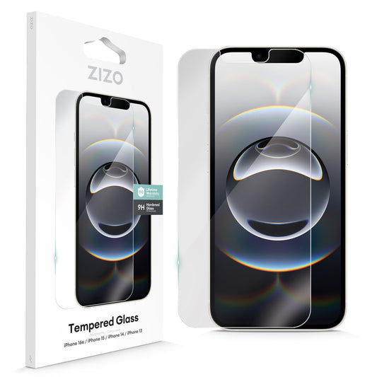 ZIZO TEMPERED GLASS Screen Protector for iPhone 16e - Clear