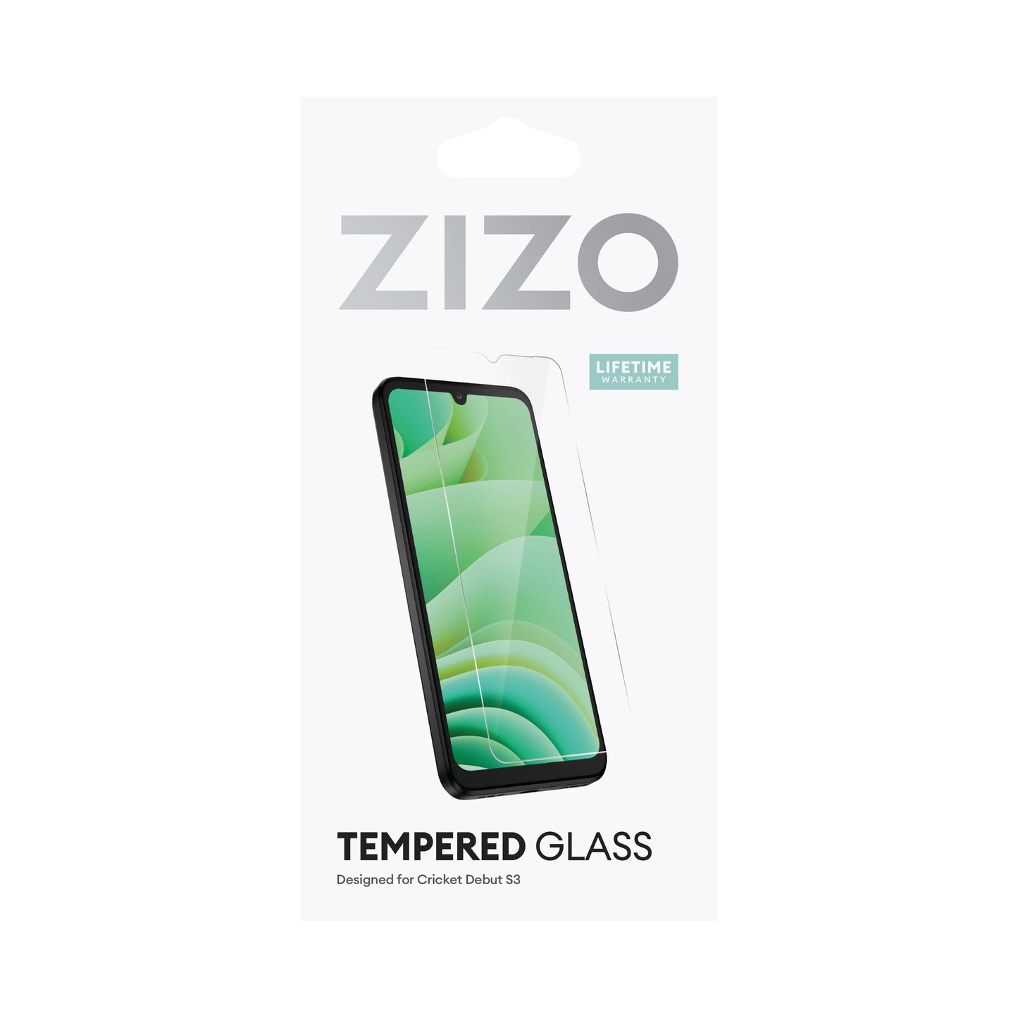 ZIZO TEMPERED GLASS Screen Protector for Cricket Debut S3