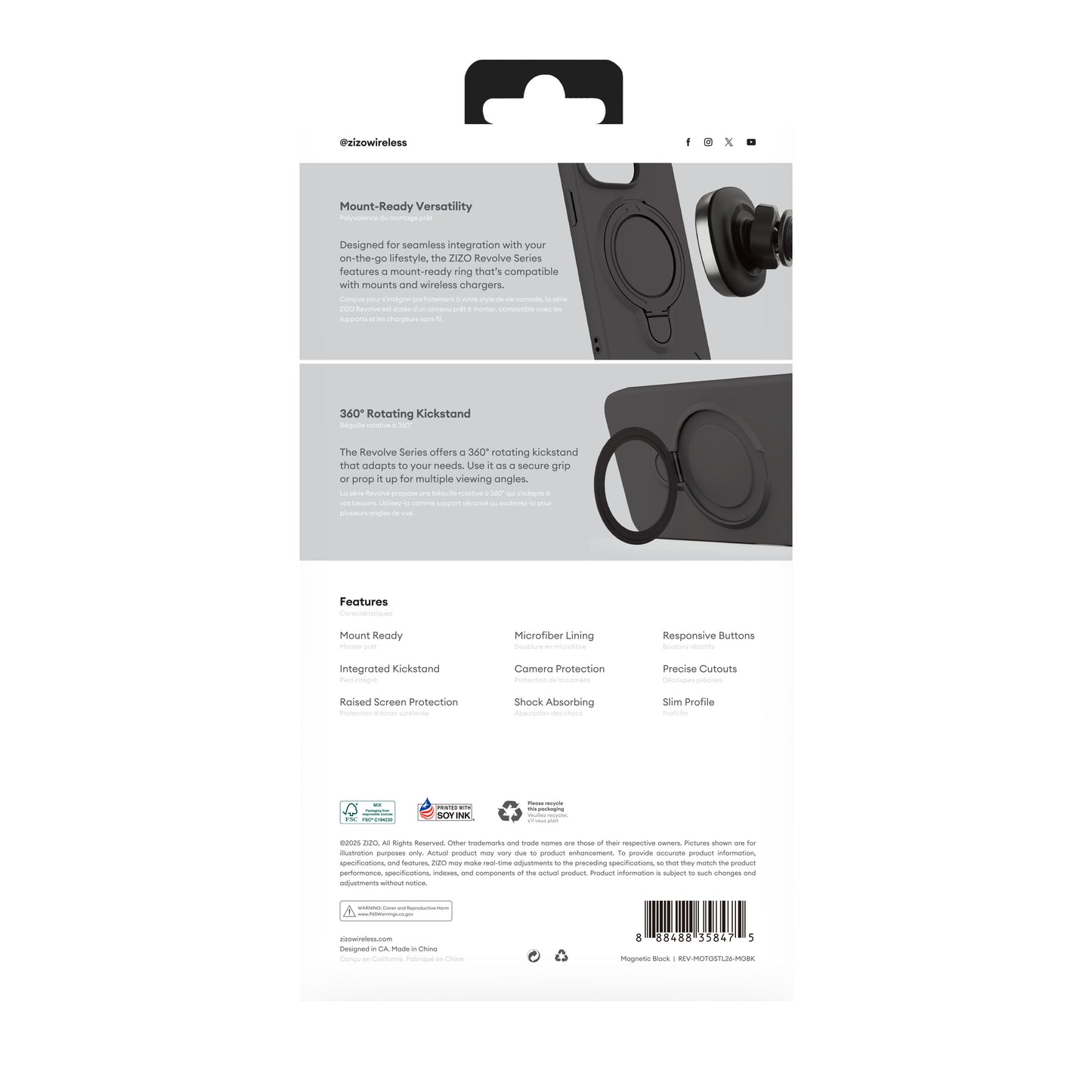 ZIZO REVOLVE Series moto g stylus - 2026 / 2025 Case