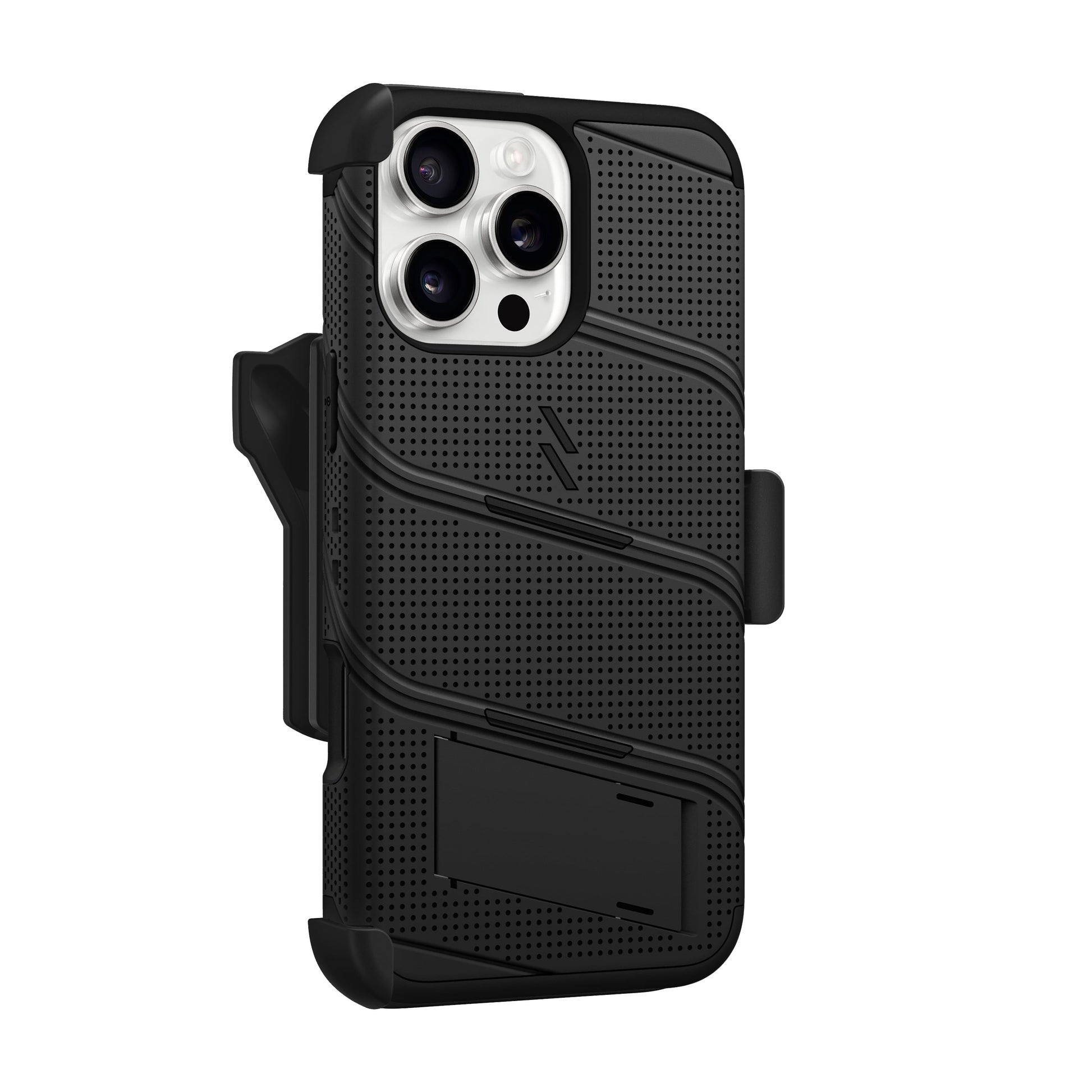 ZIZO BOLT Bundle iPhone 16 Pro Max Case - Black - ZIZO Wireless