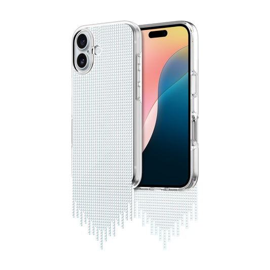 ZIZO Lux Series iPhone 16 Case - Silver Fringe