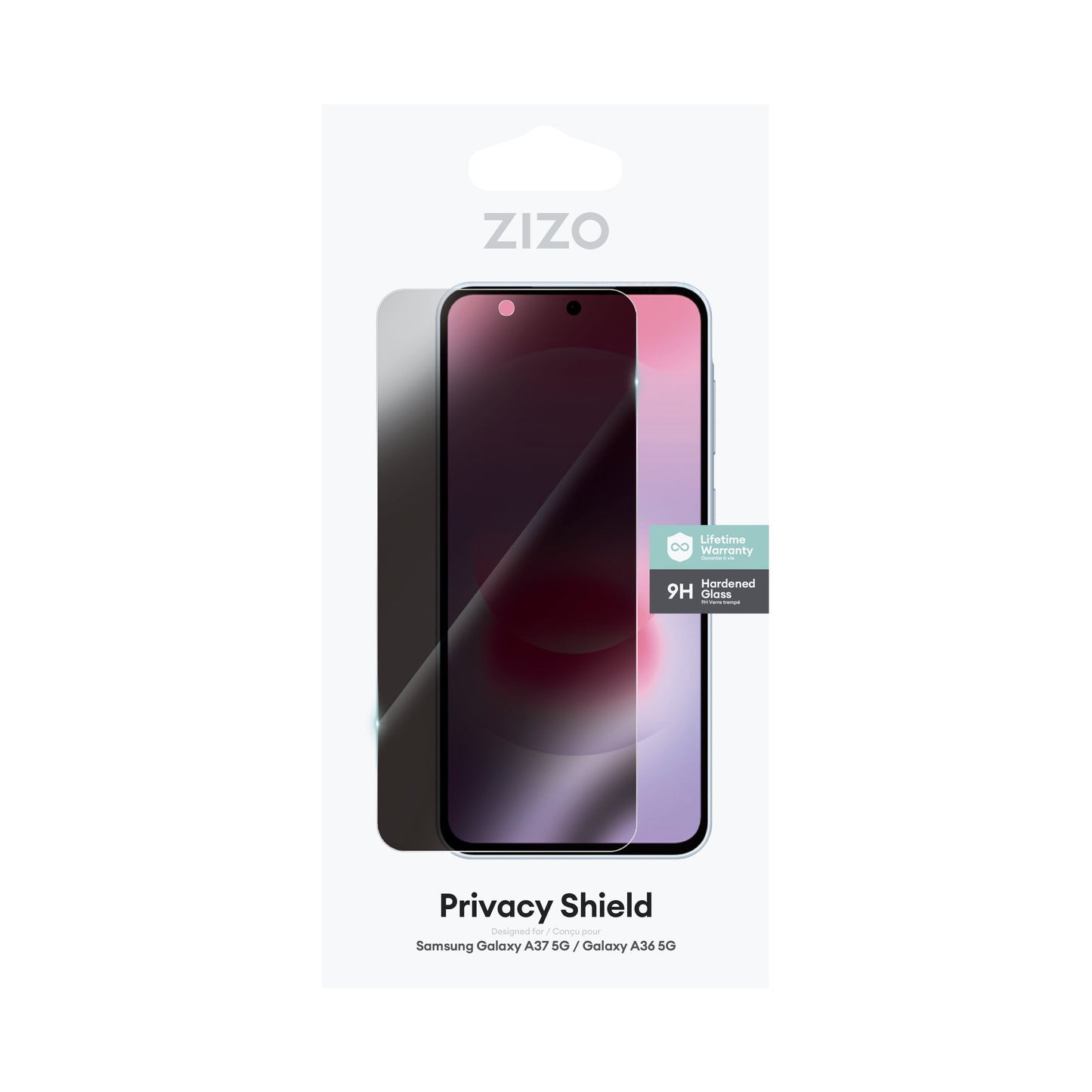 ZIZO PRIVACY Tempered Glass Screen Protector for Galaxy A37 5G / A36