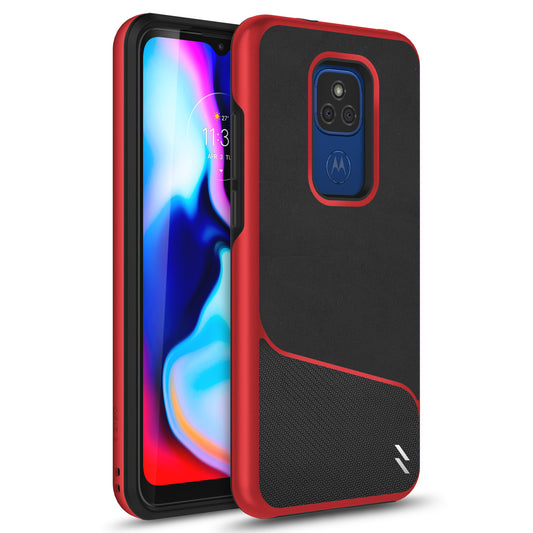 ZIZO DIVISION Series Moto G Play (2021) Case - Black & Red - ZIZO Wireless
