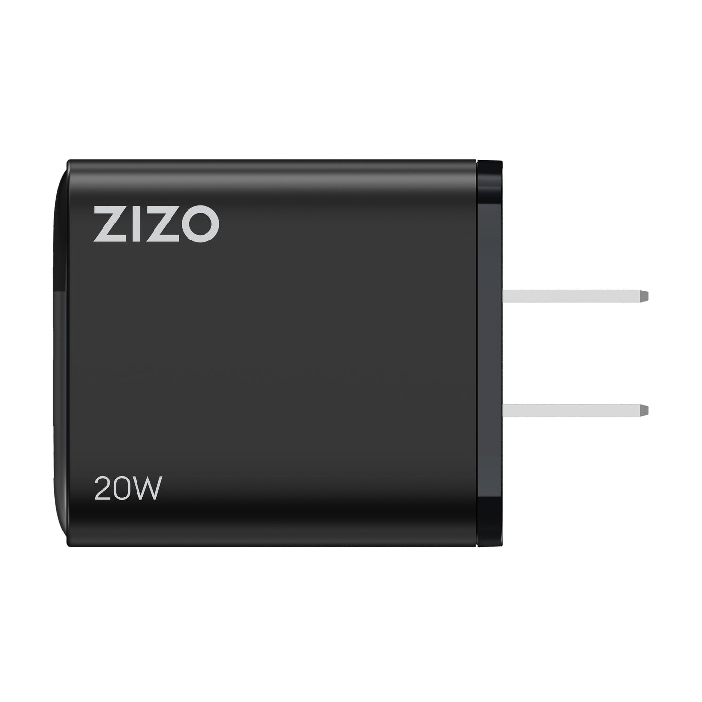 ZIZO PowerVault 20W Charger Bundle with 4FT Braided Nylon USB-C Cable - Black