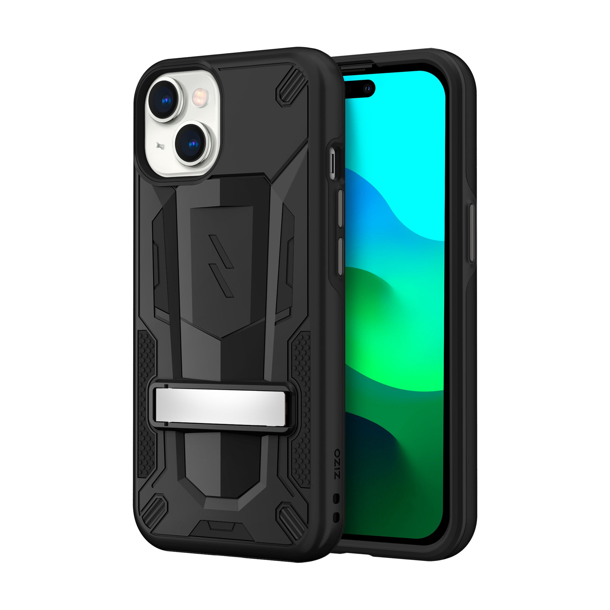 ZIZO TRANSFORM Series iPhone 15 Case - Black - ZIZO Wireless