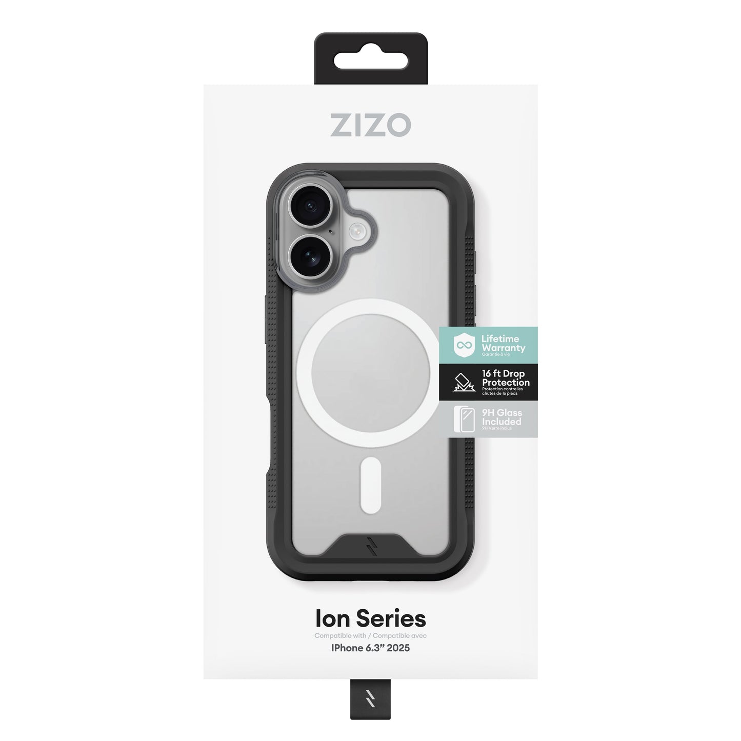 ZIZO ION Series iPhone 17 MagSafe Case - Black - ZIZO Wireless