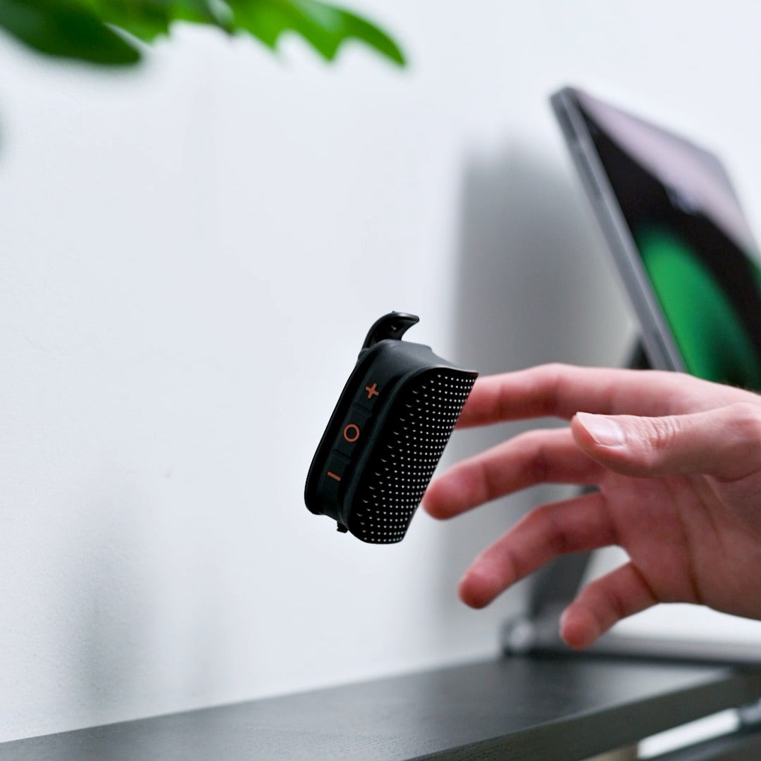 ZIZO Sonic Clip Ultra-Portable Wearable Speaker - Black