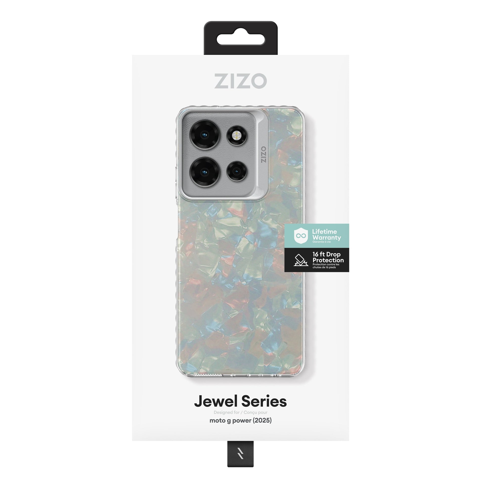 ZIZO JEWEL Series moto g power (2025) Case - Opal - ZIZO Wireless