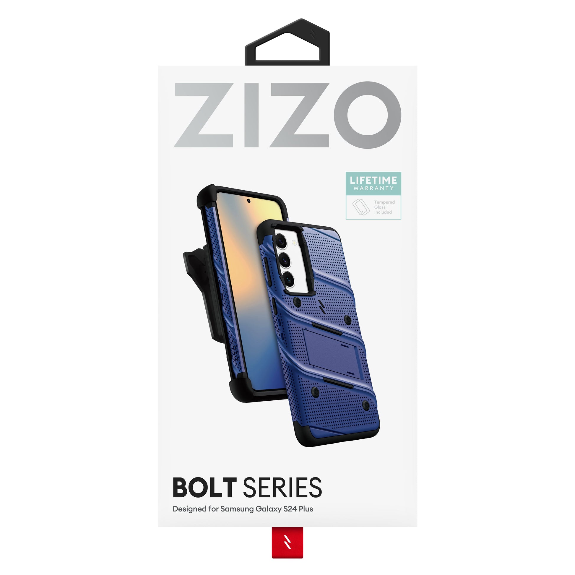 ZIZO BOLT Bundle Galaxy S24 Case - Blue - ZIZO Wireless