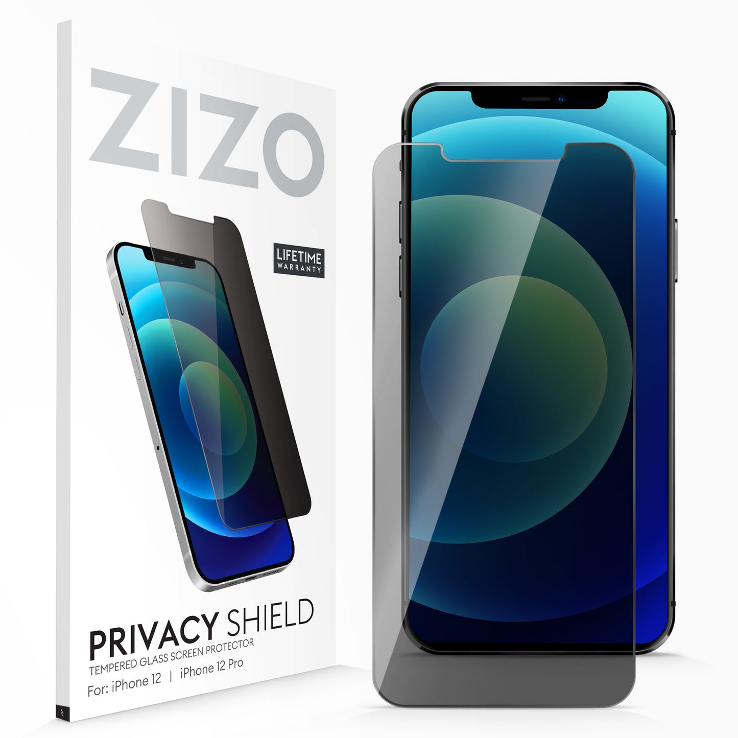 ZIZO PRIVACY TEMPERED GLASS Screen Protector for iPhone 12 / iPhone 12 Pro