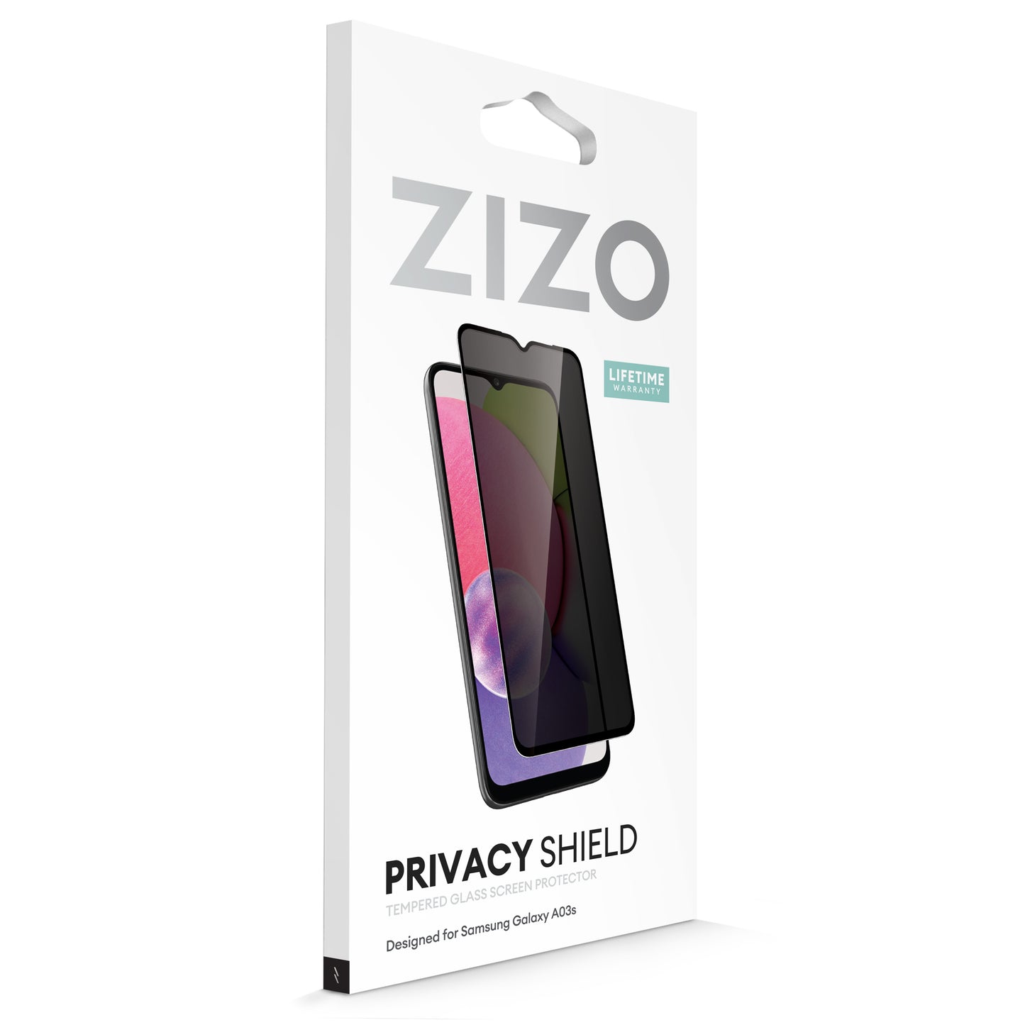 ZIZO PRIVACY Tempered Glass Screen Protector for Galaxy A03s - Privacy - ZIZO Wireless