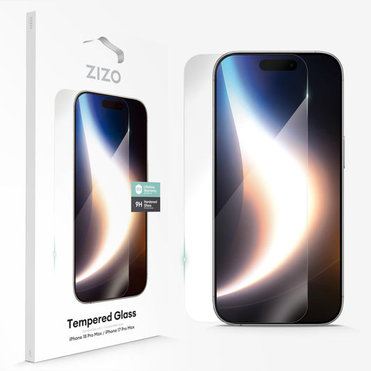 ZIZO Lightning Shield iPhone 18 Pro Max Tempered Glass Screen Protector