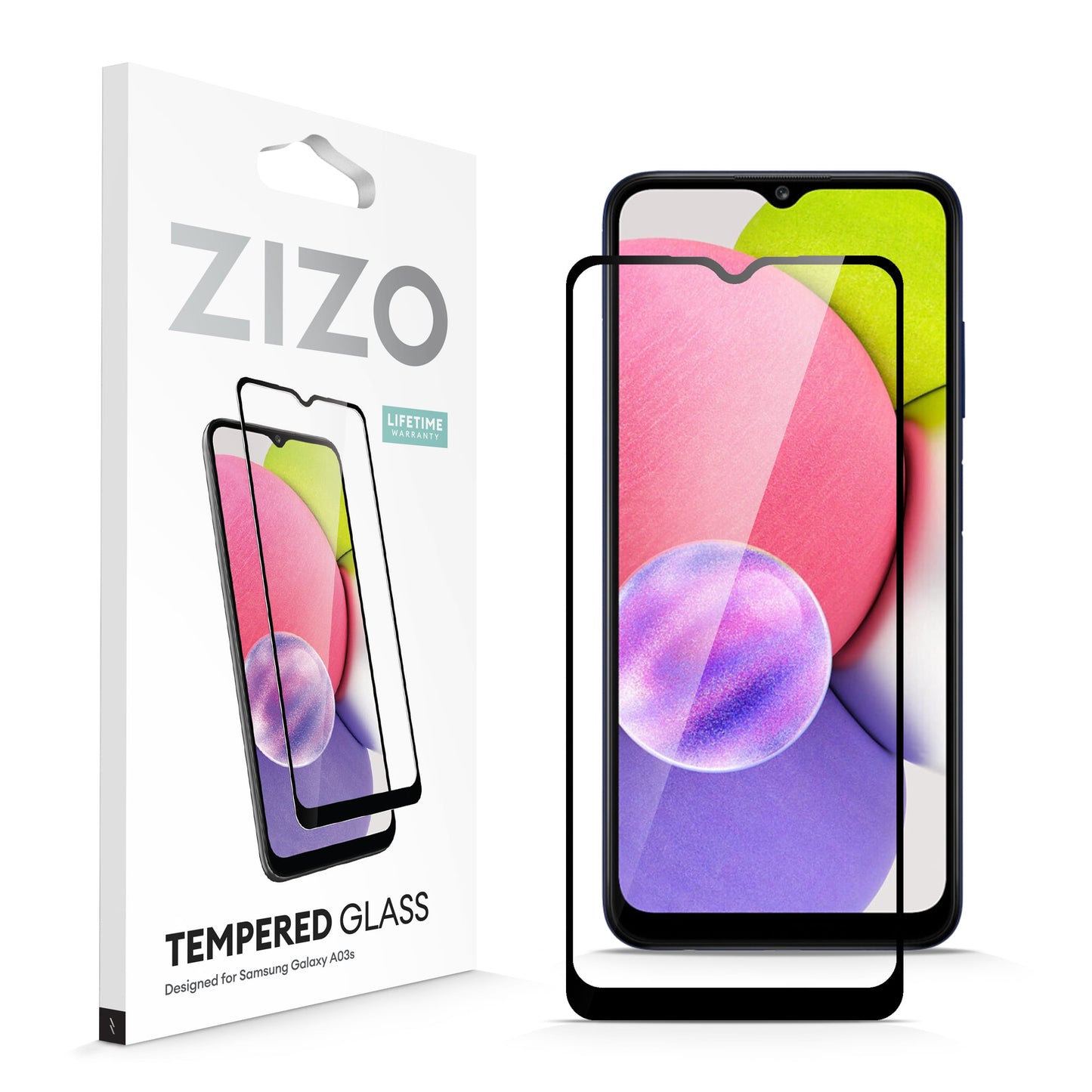 ZIZO TEMPERED GLASS Screen Protector for Galaxy A03s - ZIZO Wireless