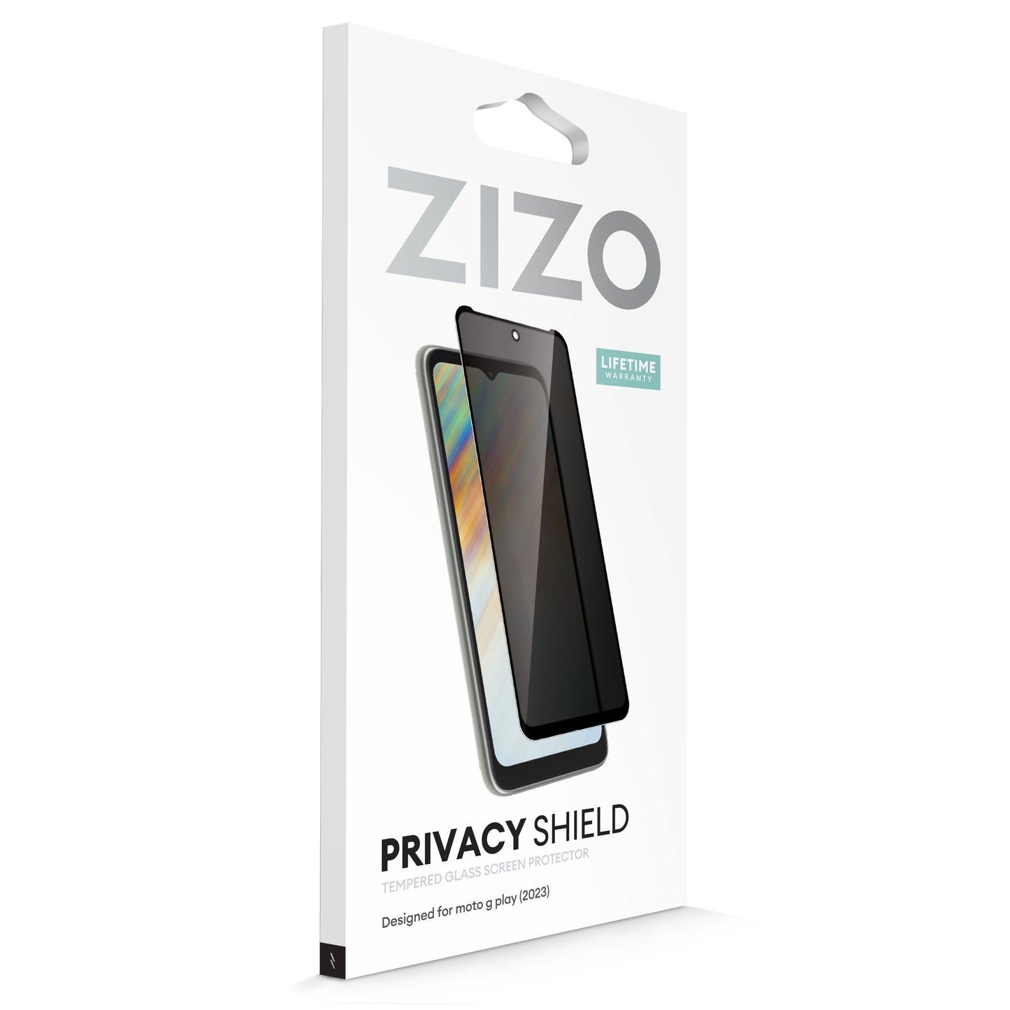 ZIZO PRIVACY Tempered Glass Screen Protector for moto g play (2023) - Privacy - ZIZO Wireless