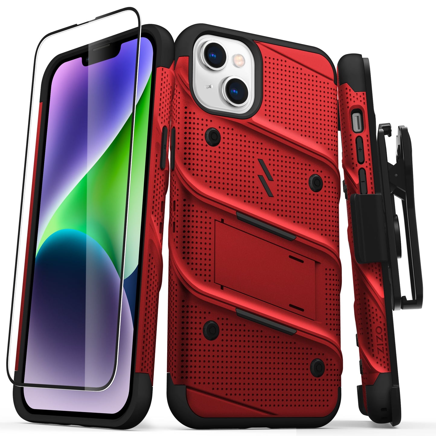 ZIZO BOLT Bundle iPhone 14 Plus (6.7) Case with Tempered Glass