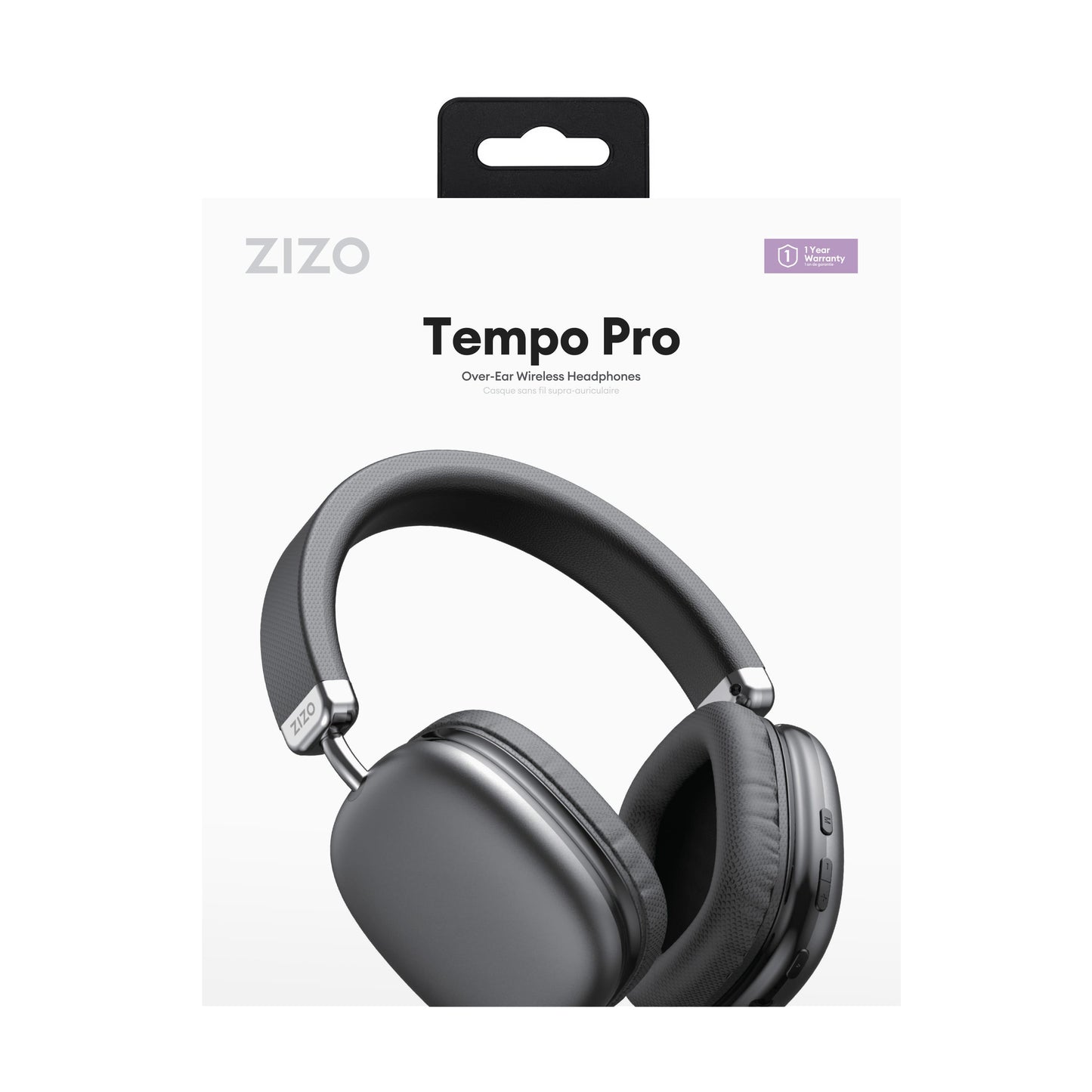 ZIZO Tempo Pro Over-Ear Wireless Headphones - Black - ZIZO Wireless