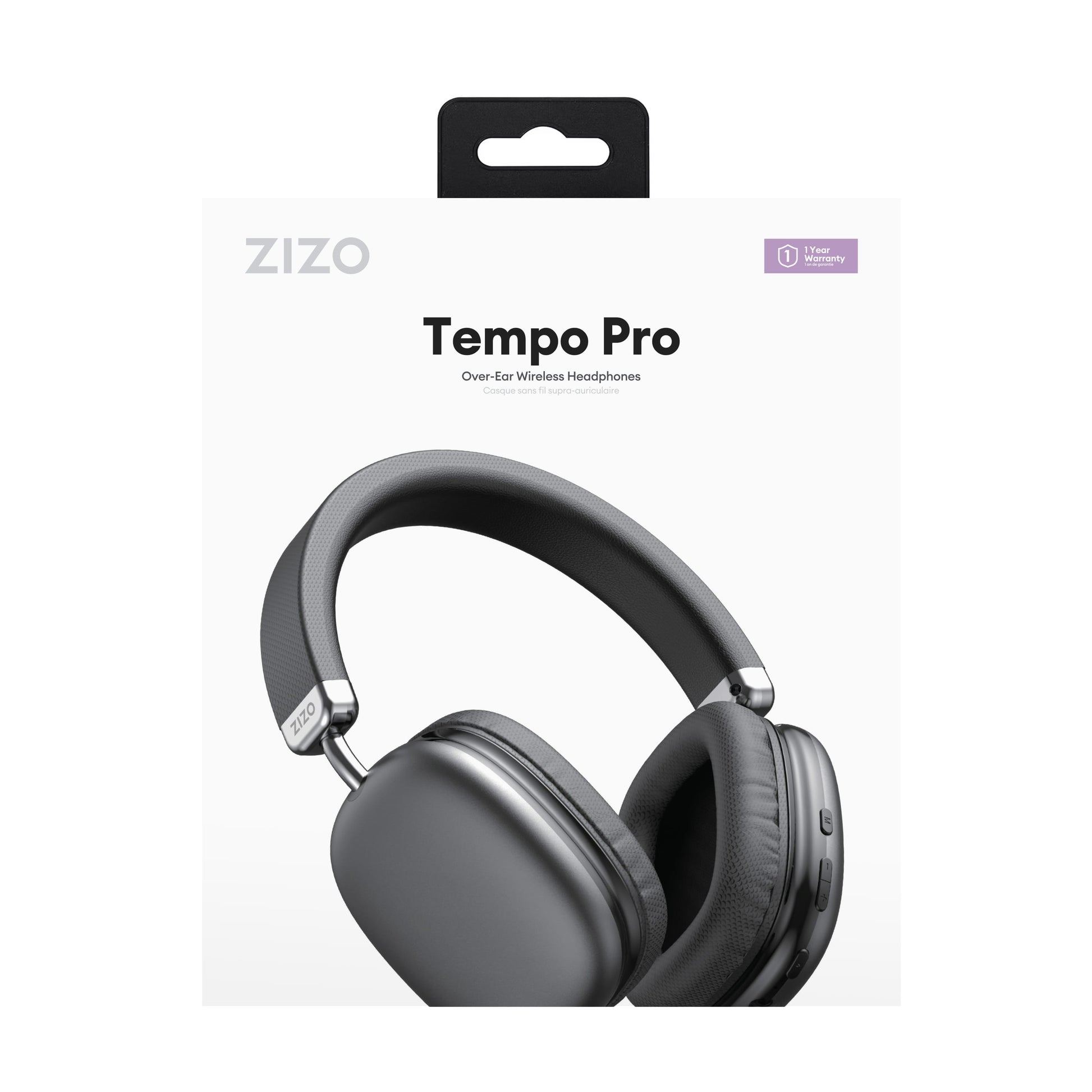 ZIZO Tempo Pro Over-Ear Wireless Headphones - Black - ZIZO Wireless